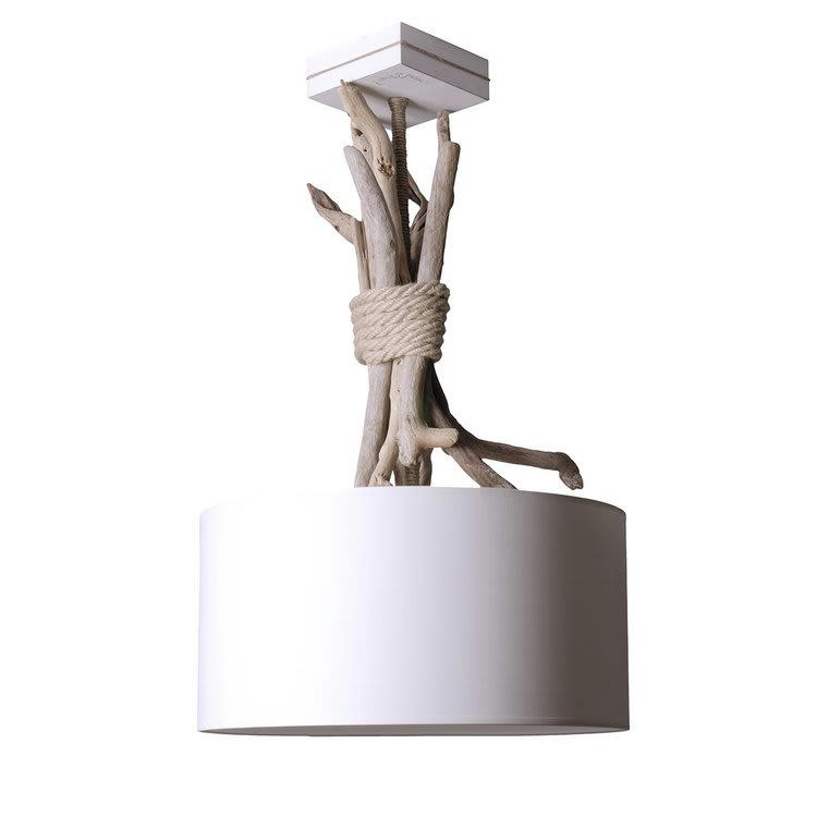 ESPRIT DE LAGON - Suspension en bois blanc
