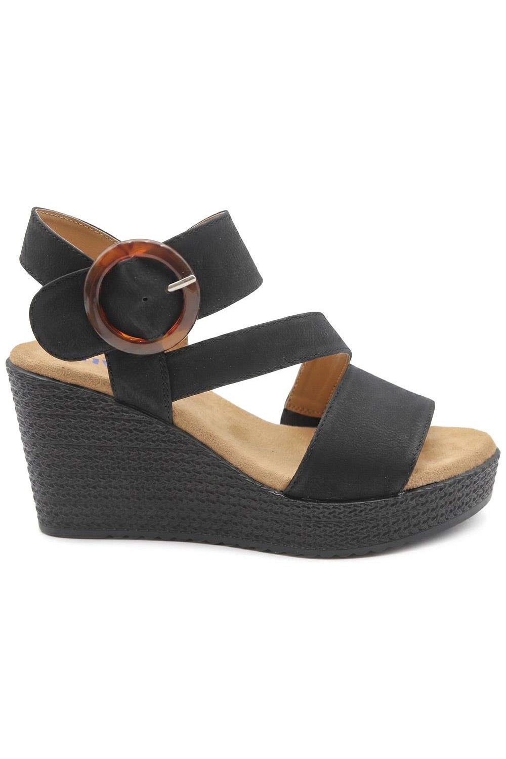 Pavers Fashionable Woven Wedge Heel Sandals