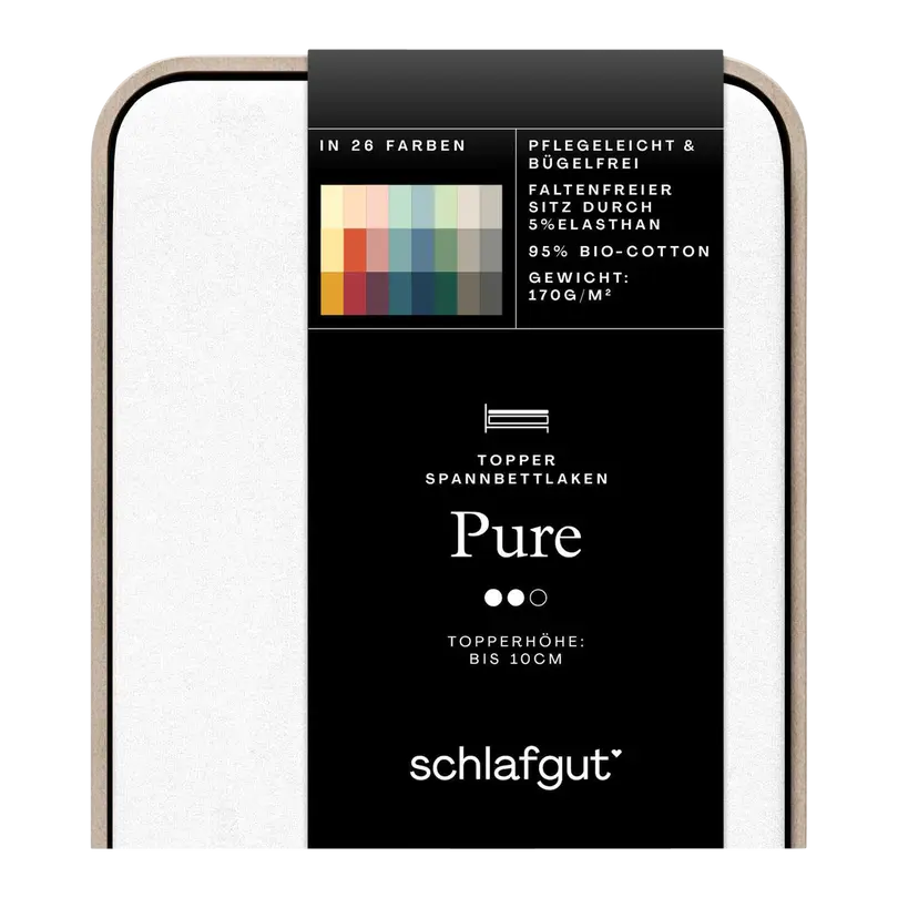 Fixleintuch für Topper Pure