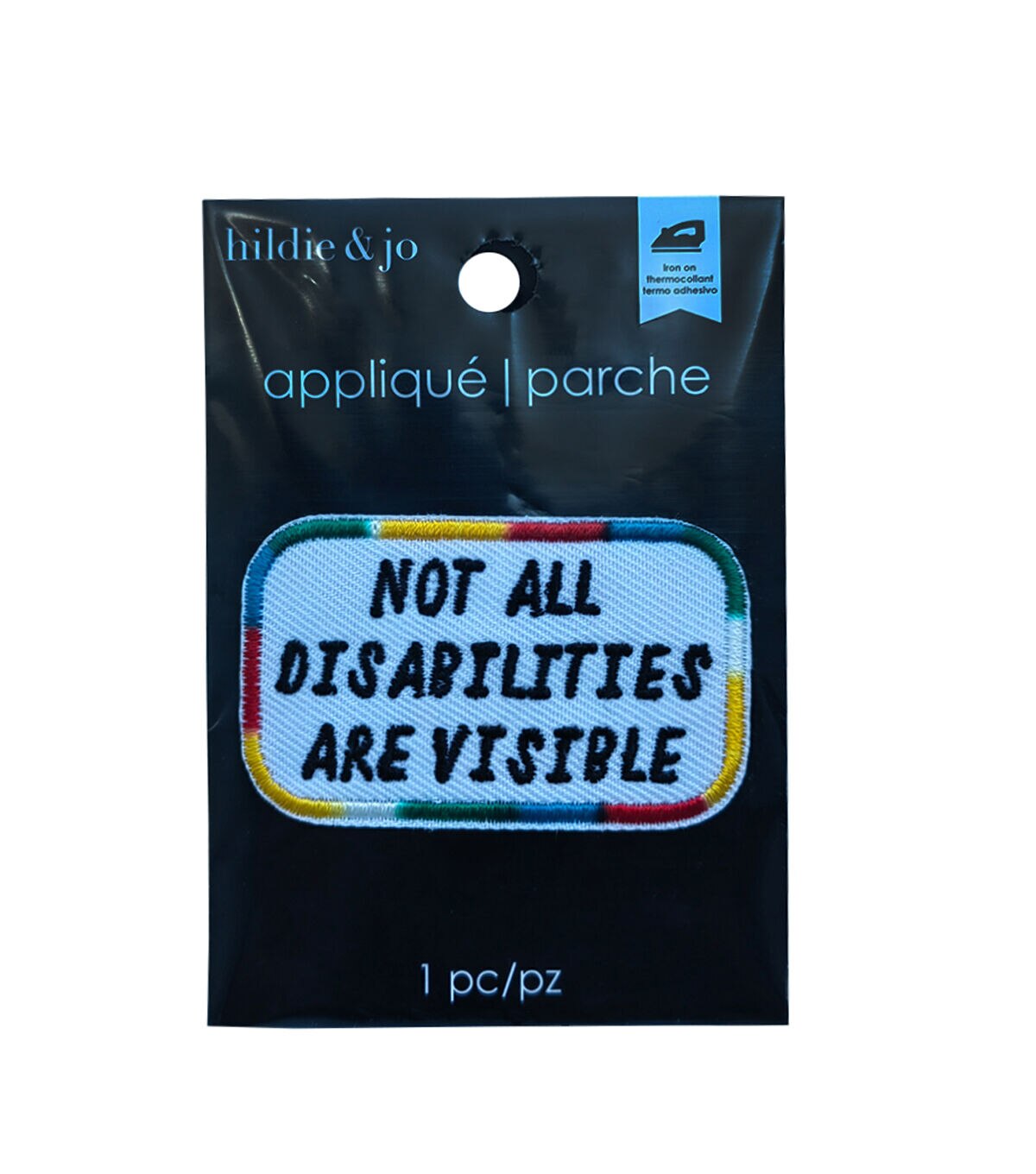 2 Not All Disabilities Are Visible Applique by hildie & jo