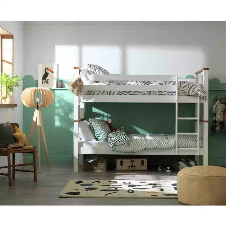 Habitat Heavy Duty Detachable Bunk - White and Pine