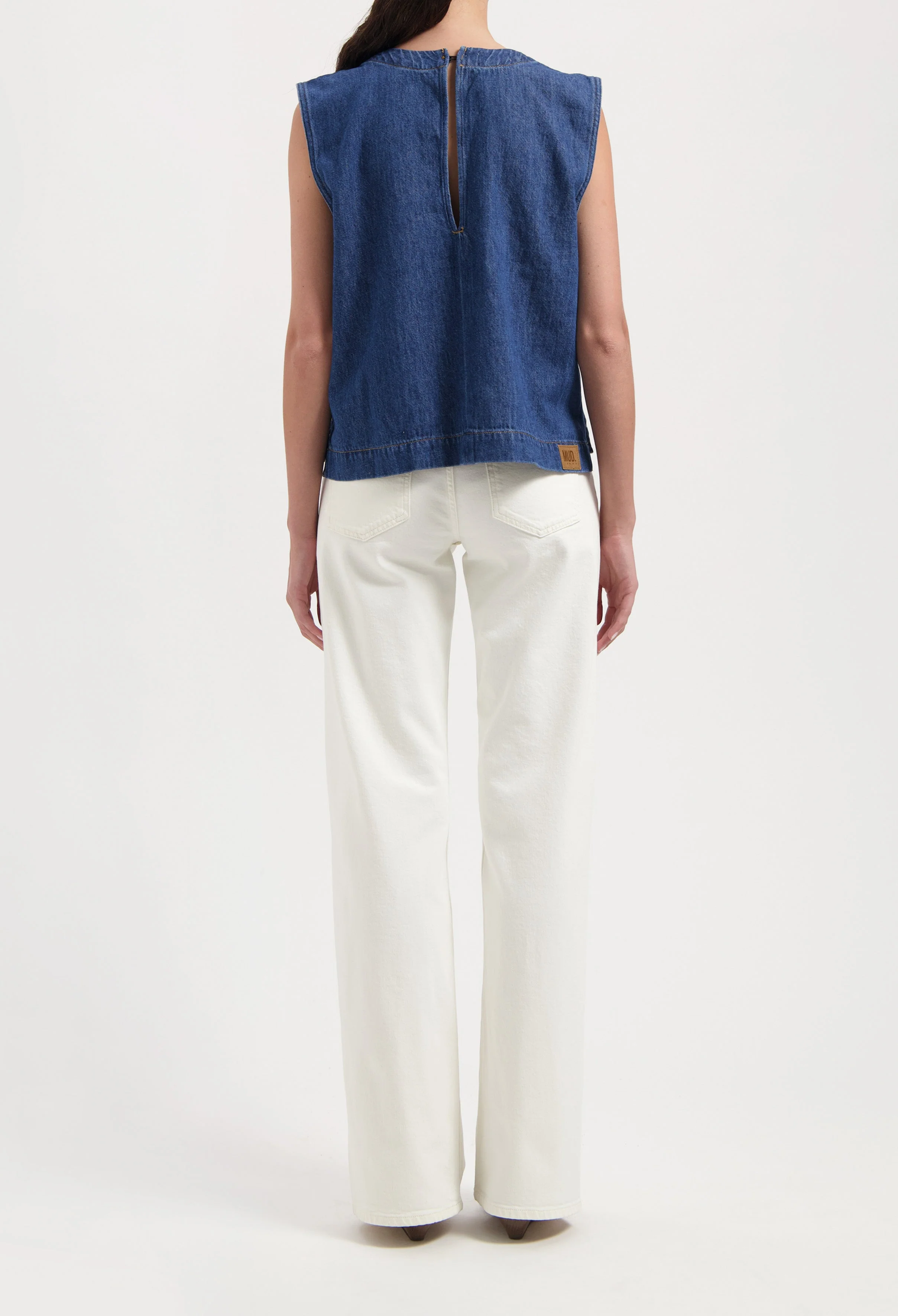 Noa Top - Stone Indigo