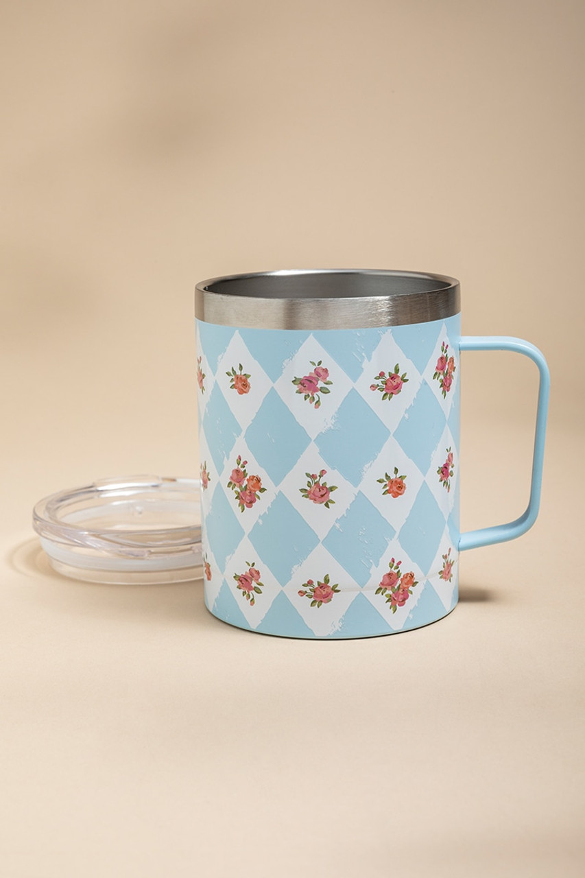Harlequin Bouquet Travel Mug