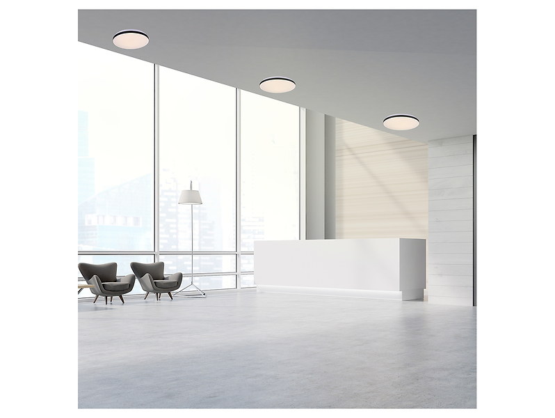 Plafon Babilon LED 33 cm akrylowy biały