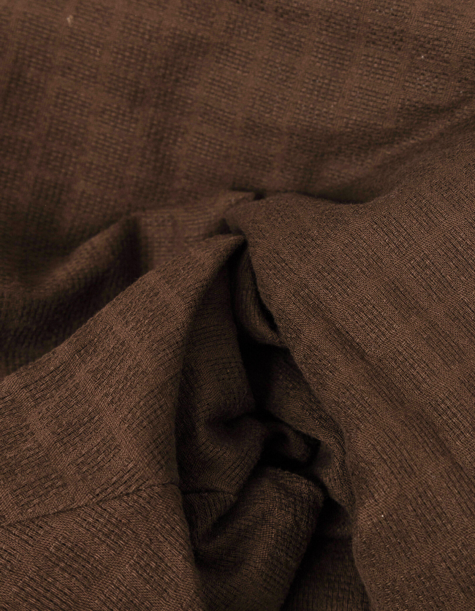 Blouson bomber marron tissu relief Homme