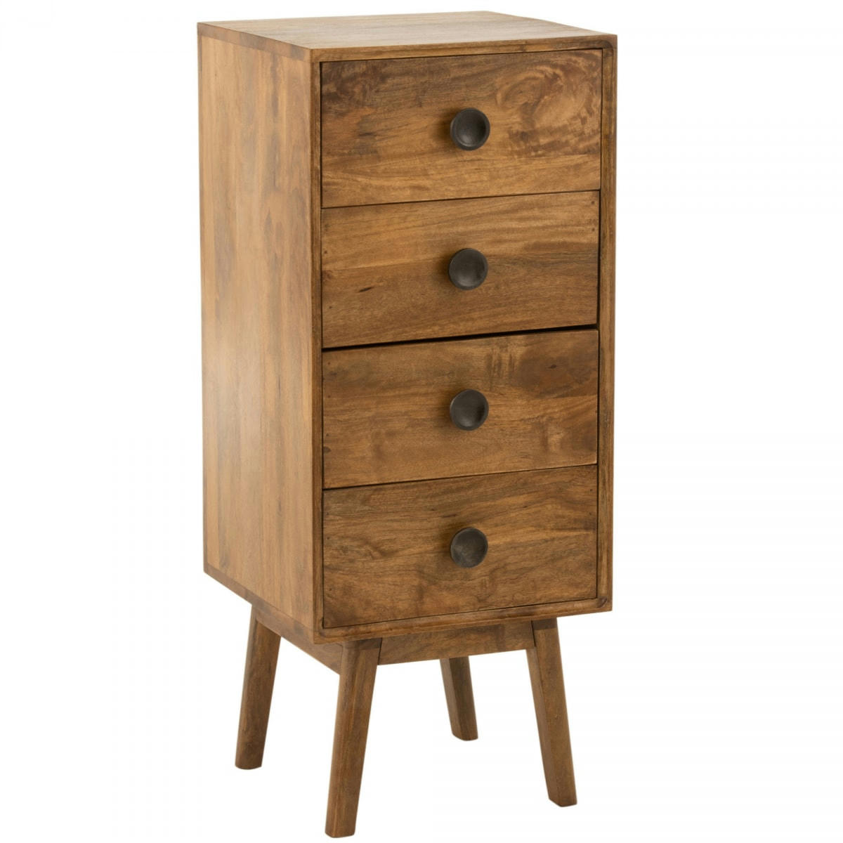 LORA - Commode 4 tiroirs en bois de manguier