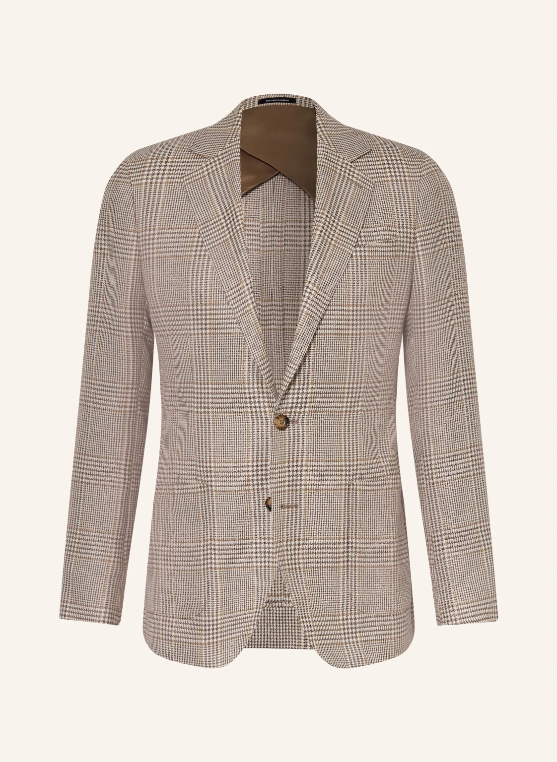REISS Sakko EPSOM Tailored Fit mit Leinen
