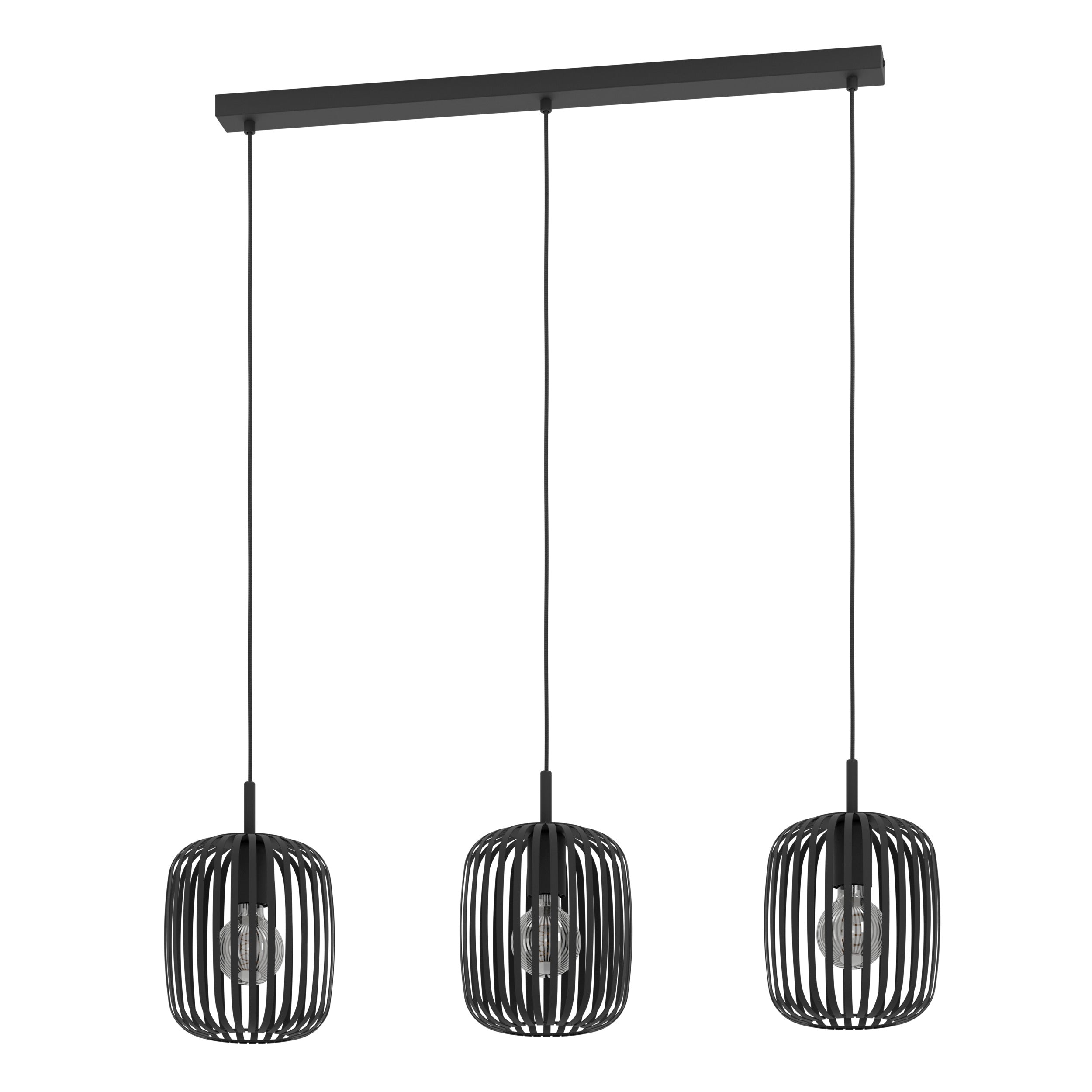 EGLO hanglamp Romazzina - e27 - 90 cm - zwart