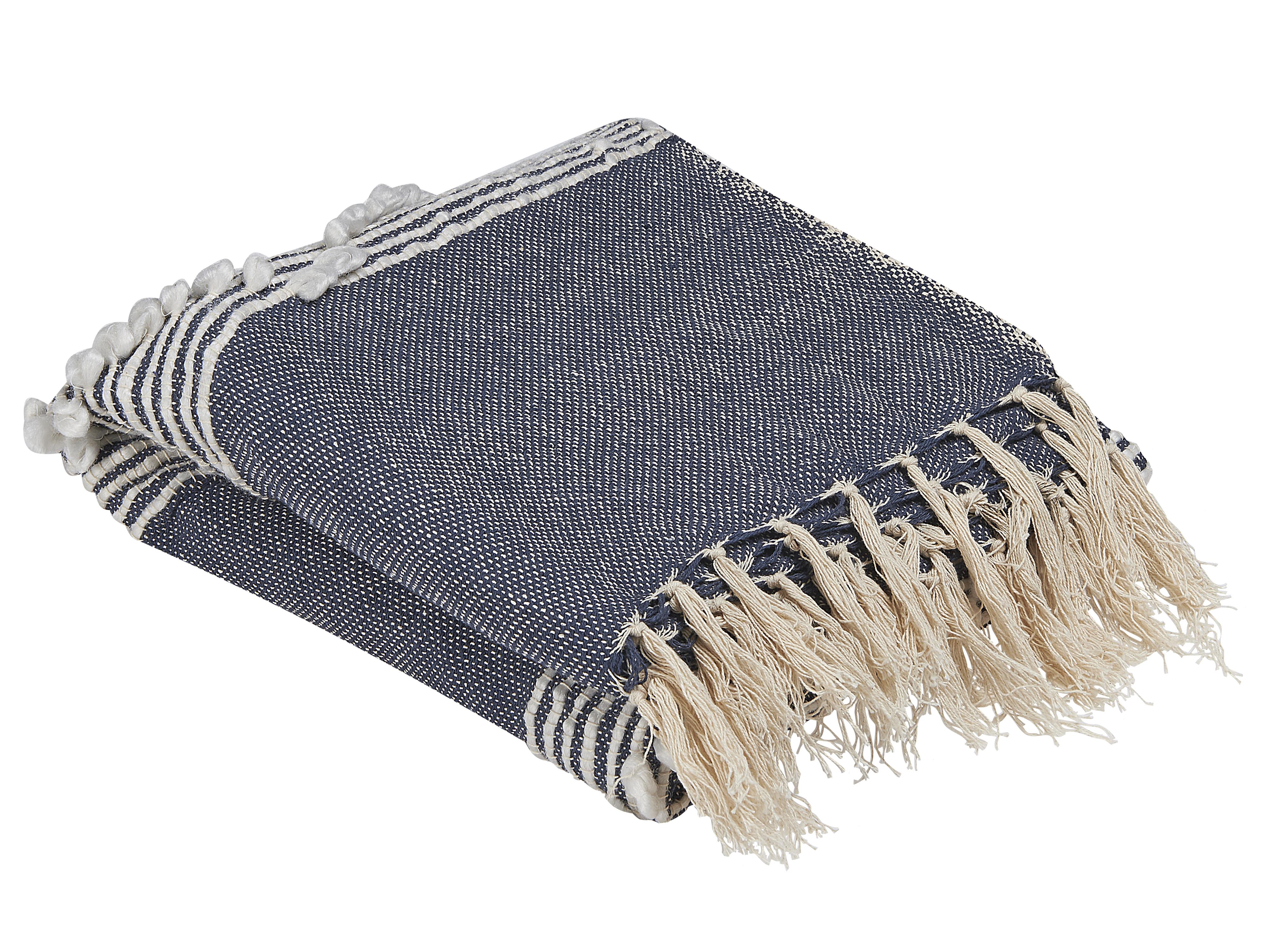 Blanket NEMLI Fabric 130 x 150 cm Dark Blue