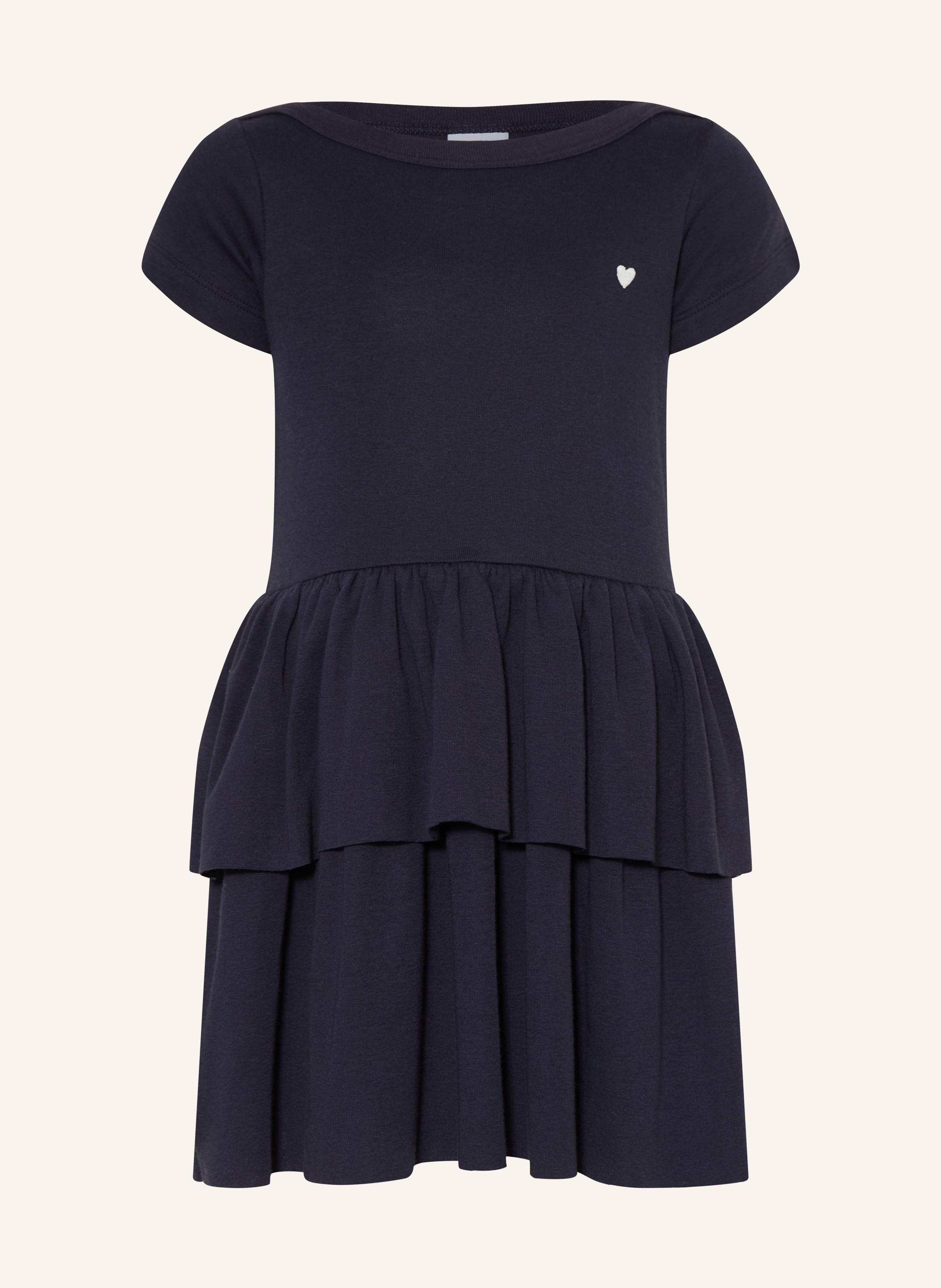 PETIT BATEAU Jerseykleid mit Volants