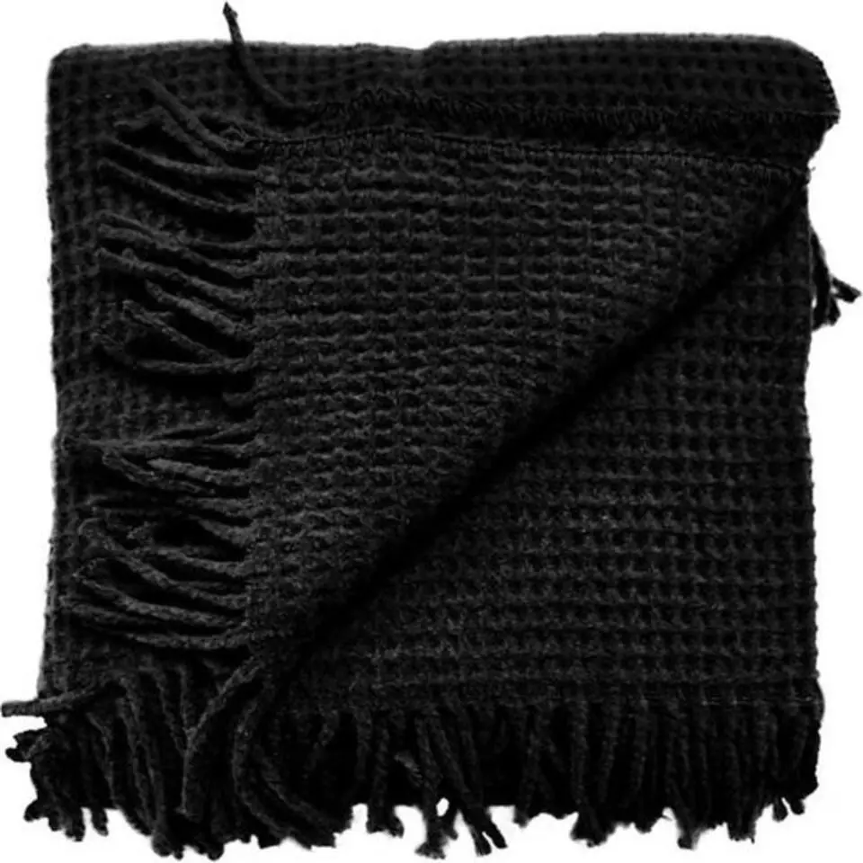 Unique Living - Plaid Selien 150x200cm black