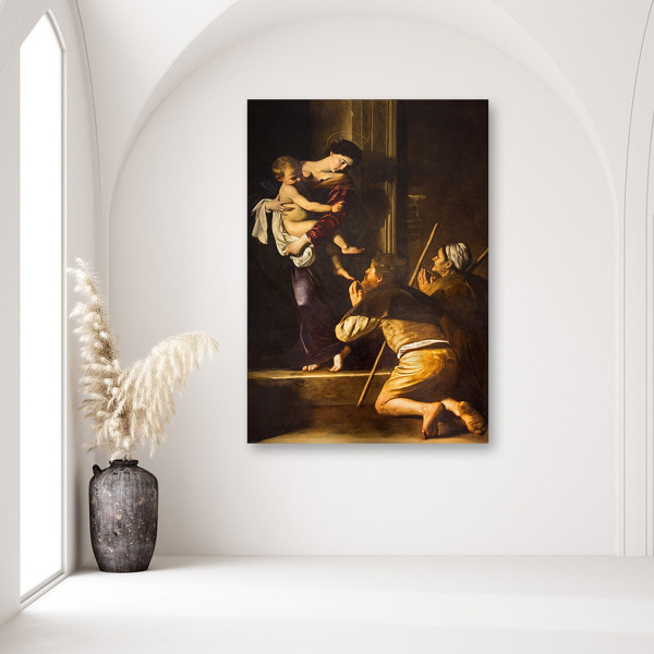 Feeby Obraz na płótnie Caravaggio Madonna z Loreto 40x60