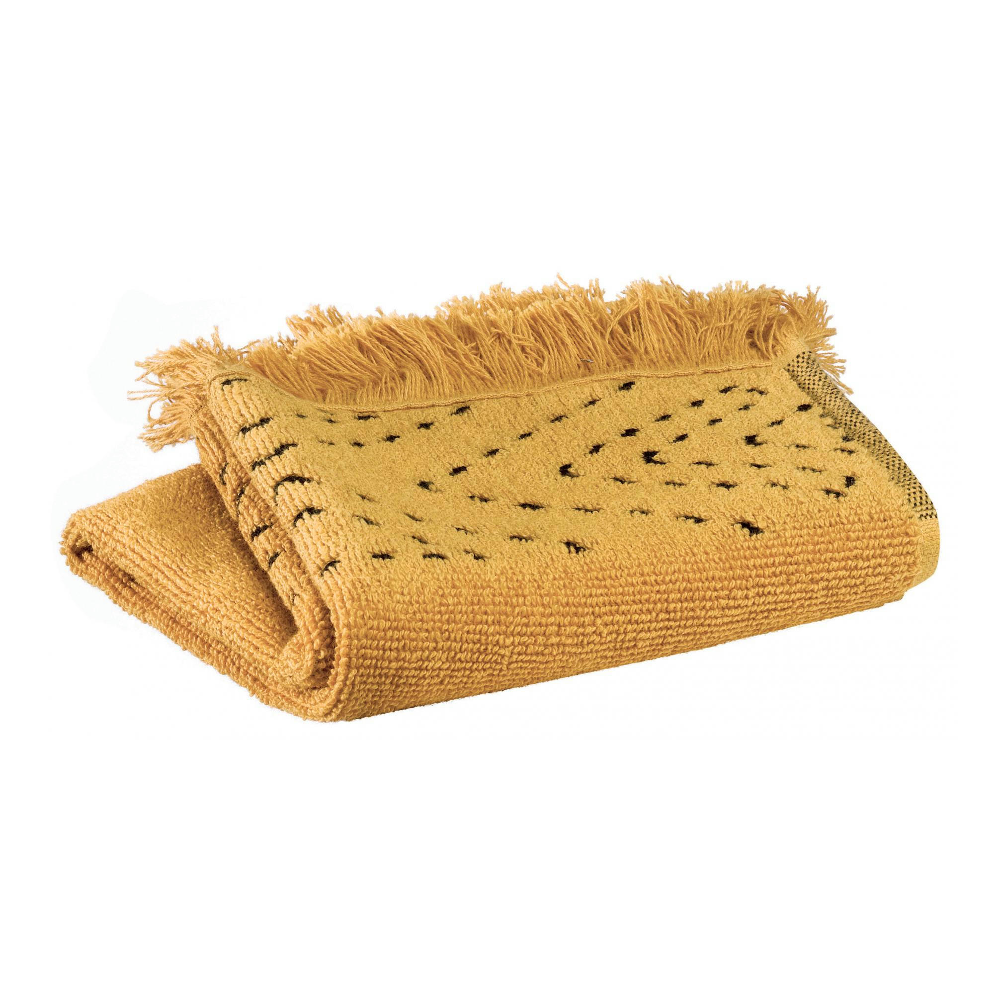 JULIA - Serviette invité  en coton bronze 30 x 50