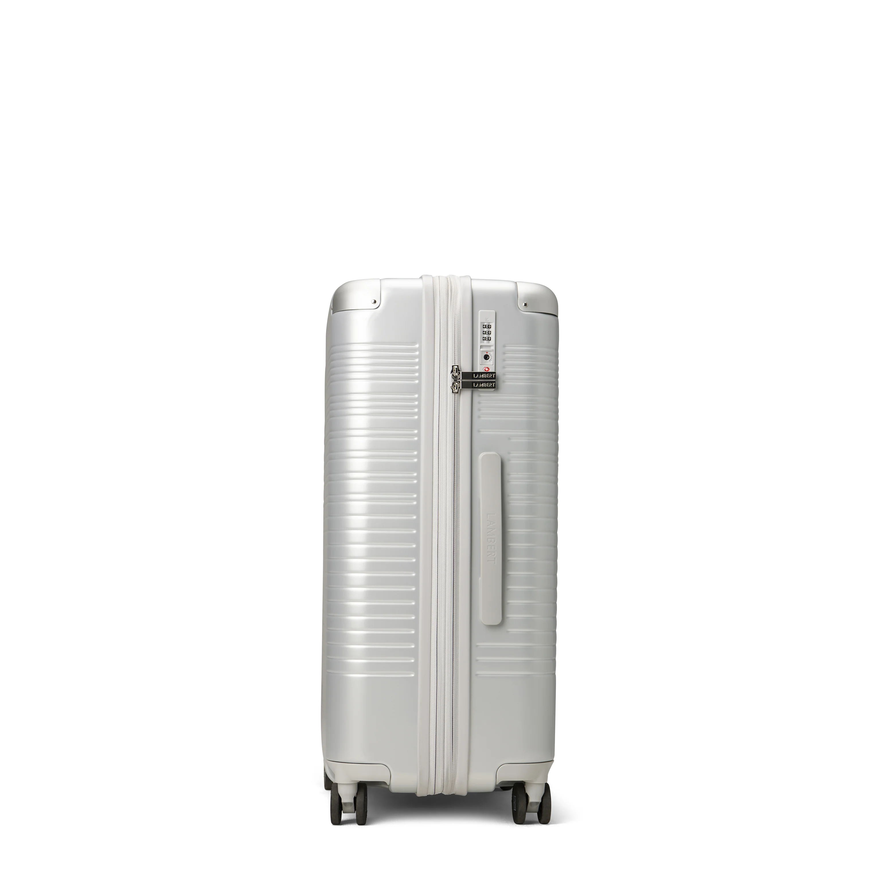 The Milan –  Silver Medium Checked Luggage