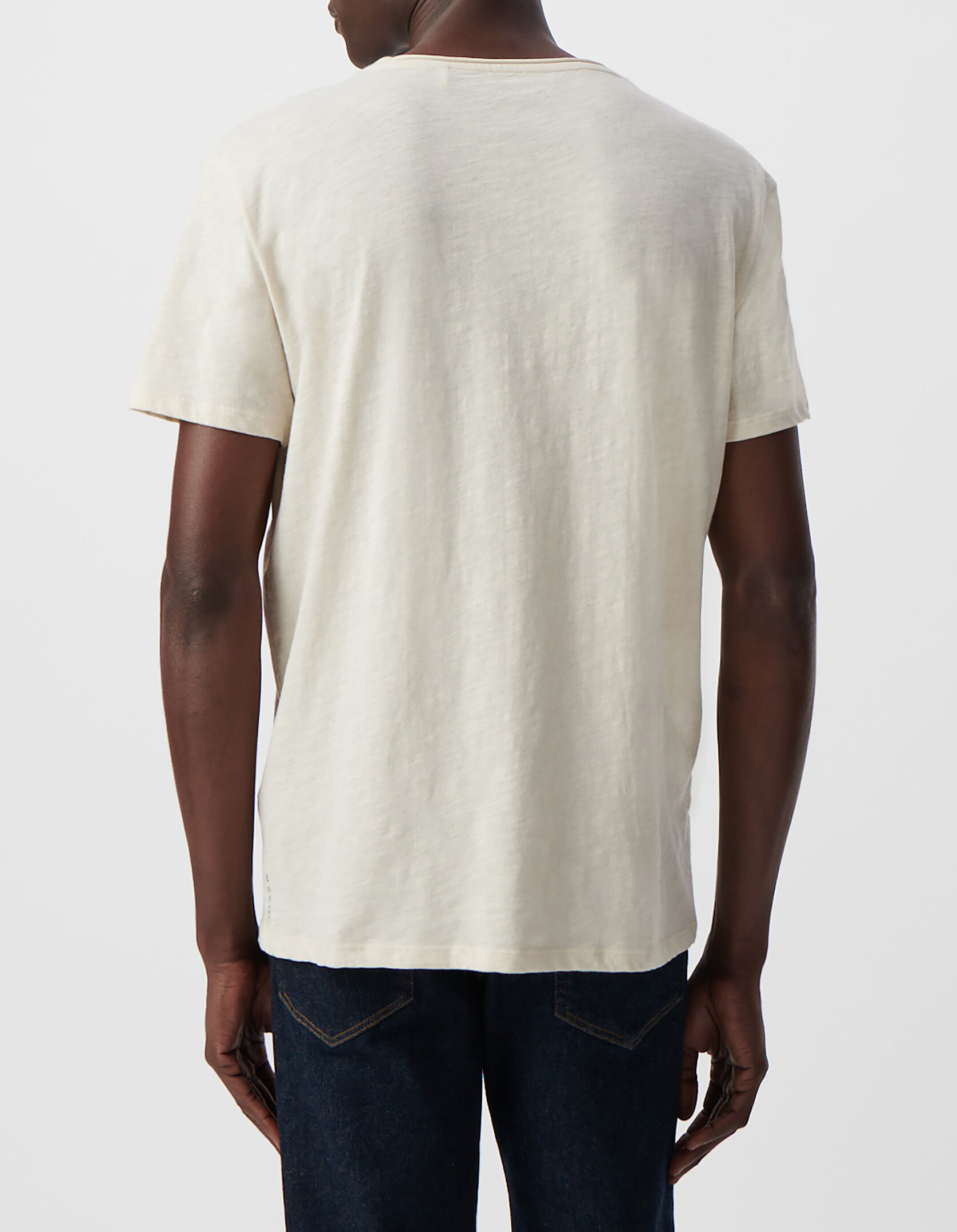 T-shirt L'Essentiel stuck coton bio col rond Homme