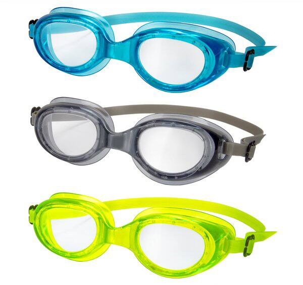 Outbound Anti-Fog UV-Protected Kids' Swim Goggles, Assorted, 3-pk, Ages 2-5