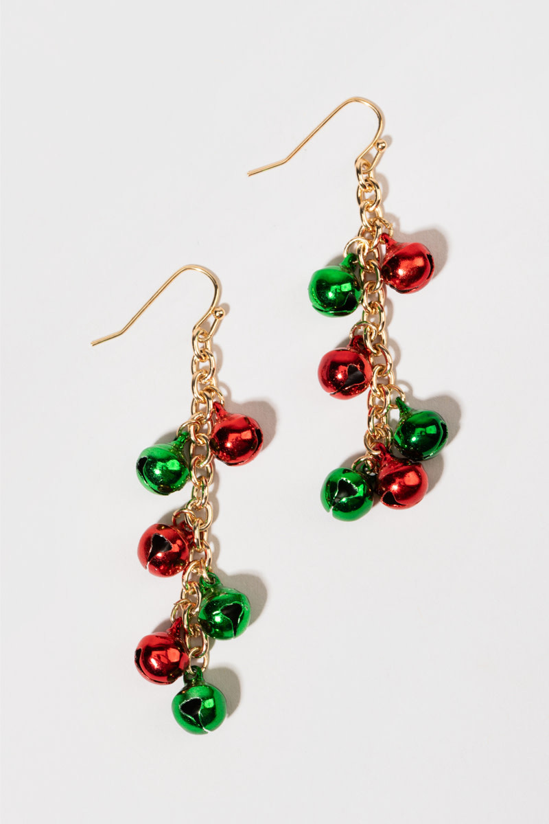 Maryam Jingle Bell Linear Earrings