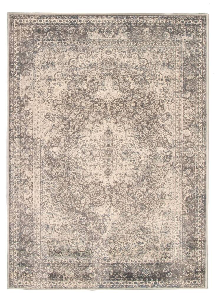 ECARPET Willow Indoor Area Rug/Runner, Ivory, Assorted Sizes