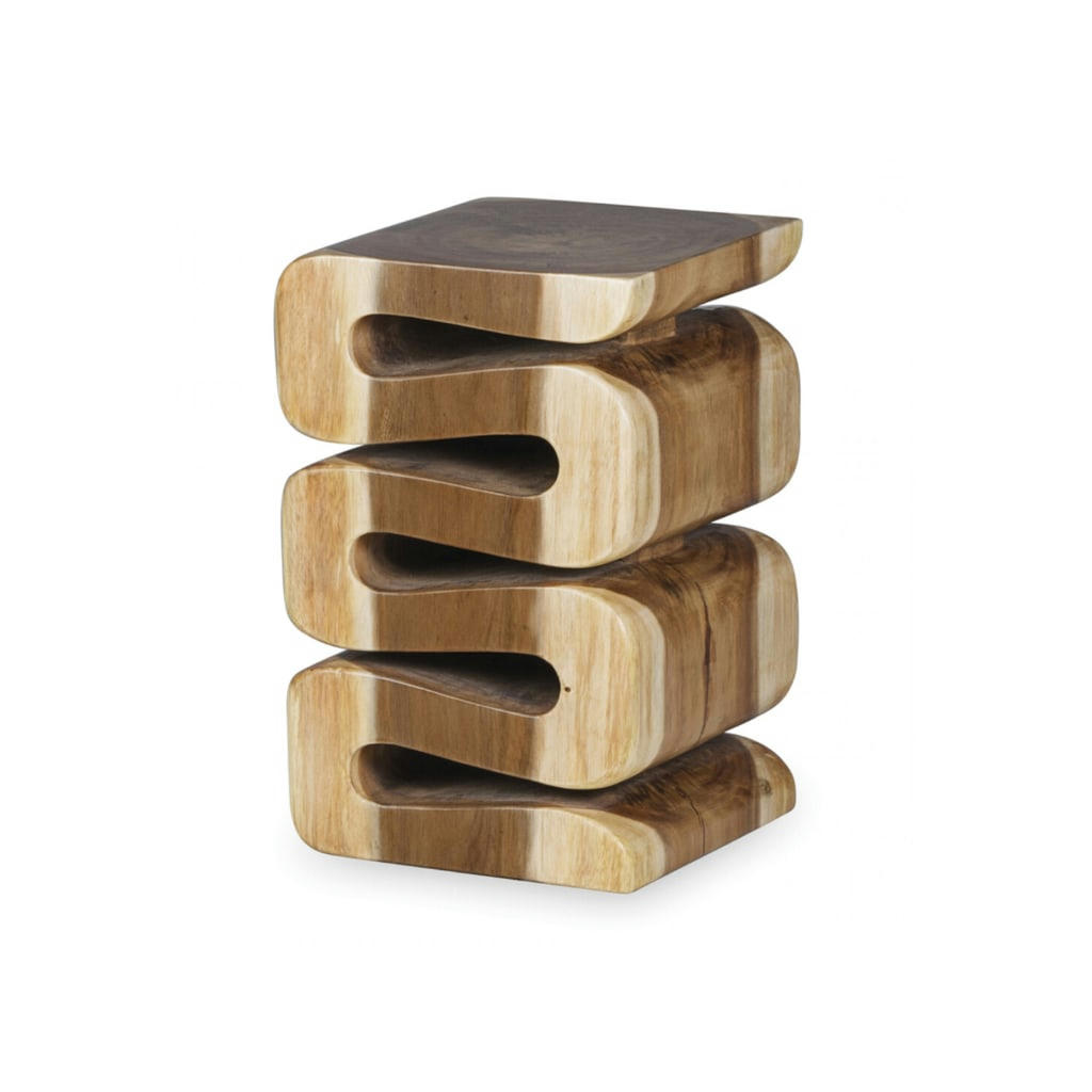 ZIG ZAG - Table d'appoint en bois