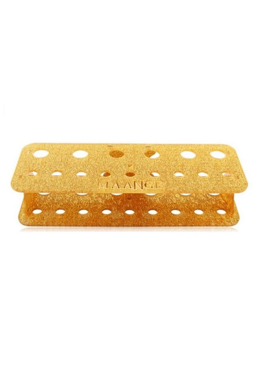 Envie Envie Makeup Brush Holder Gold 15 Hole Stand Cosmetic Organiser Storage