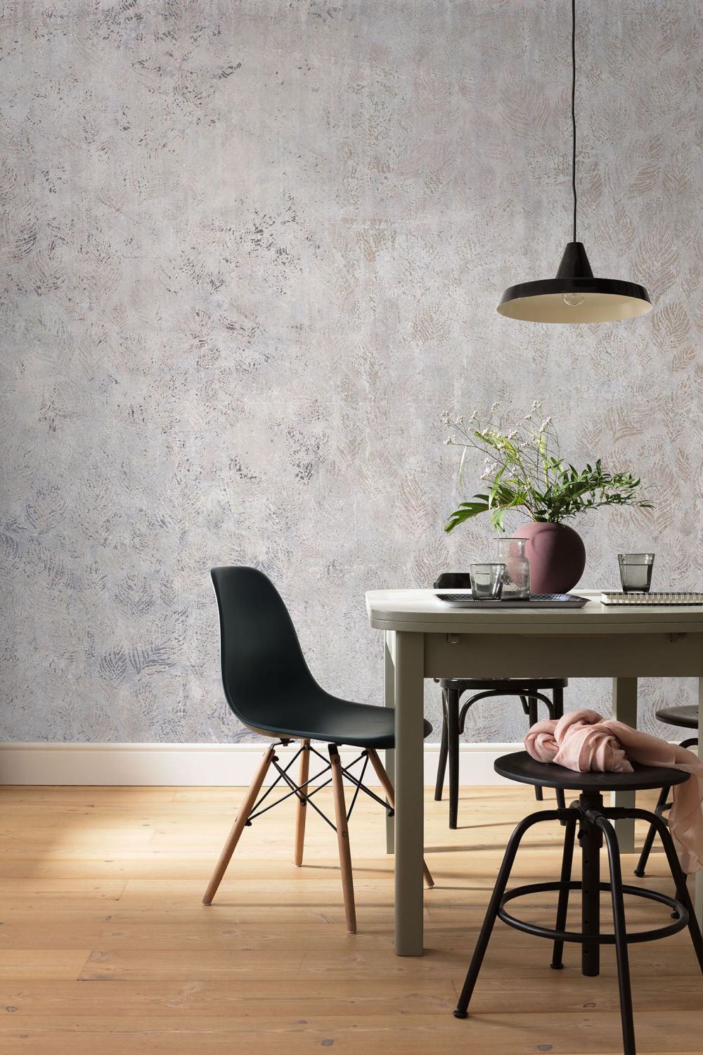 Sanders & Sanders fotobehang betonlook grijs - 400 x 280 cm - 612458