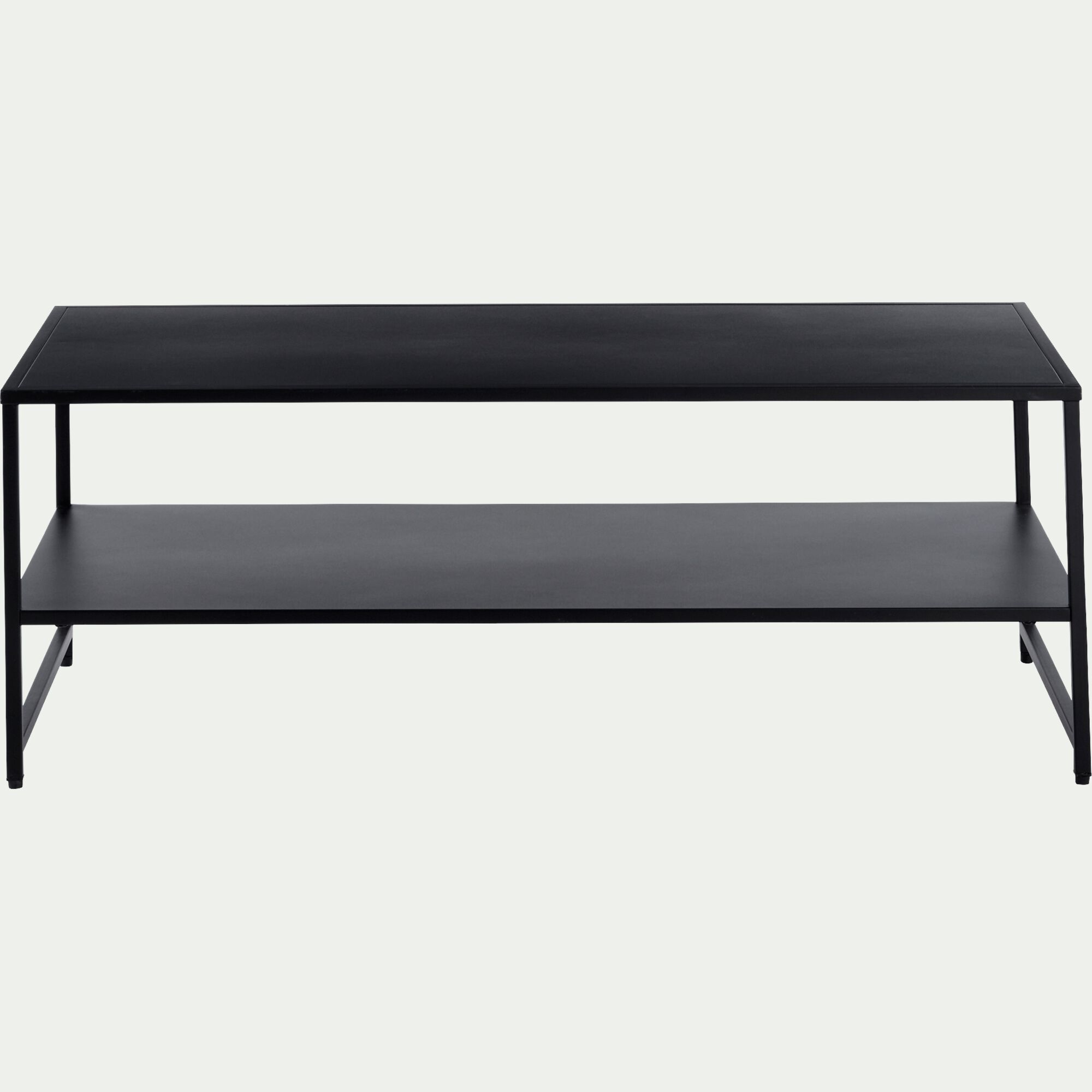 LEVANTE - Table basse rectangulaire en acier - noir
