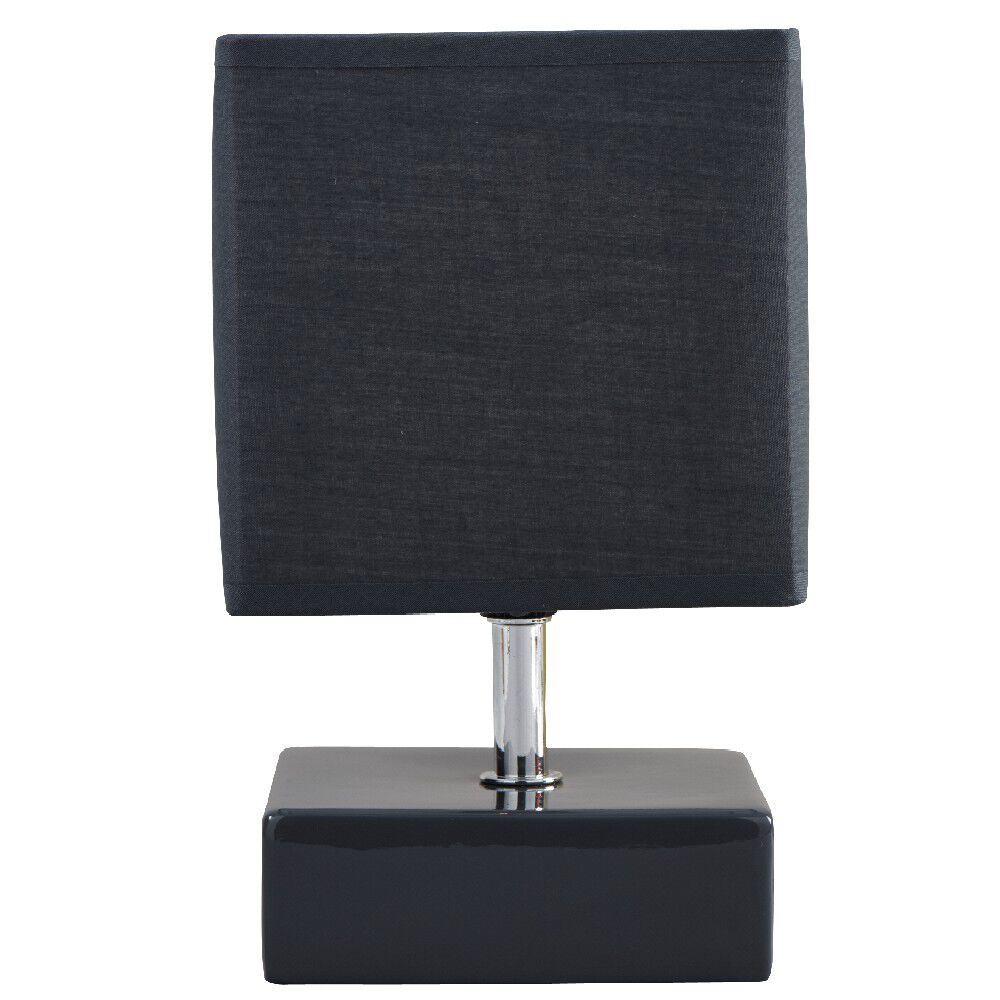 Lampe carrée grise