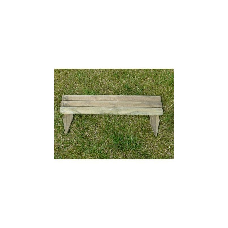 Bordure à planter demi ronde 55 x 15 x 2,5 cm SOLID