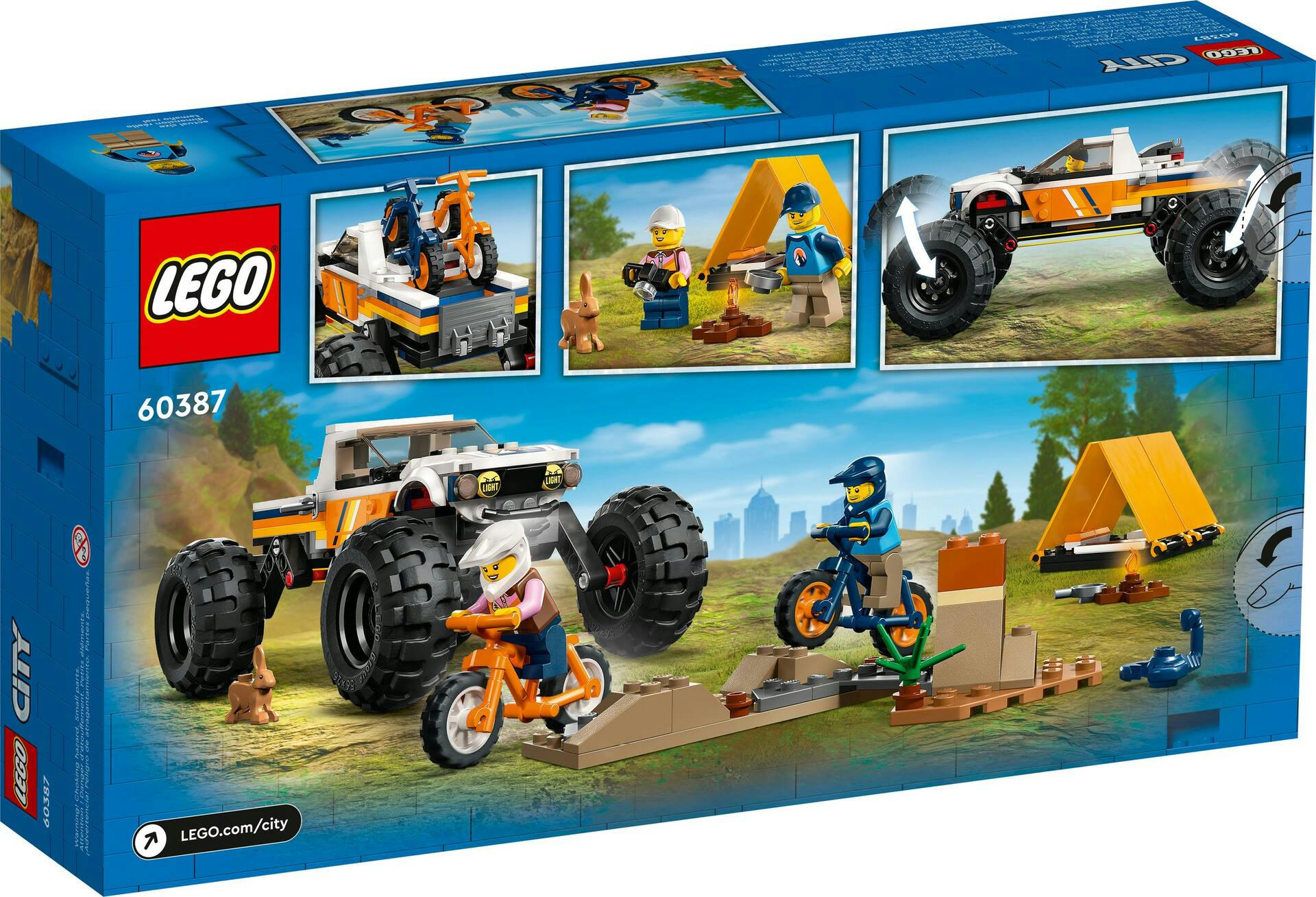 LEGO® City 4x4 Off-Roader Adventures Building Toy Set - 30387, 252-pcs, Ages 6+