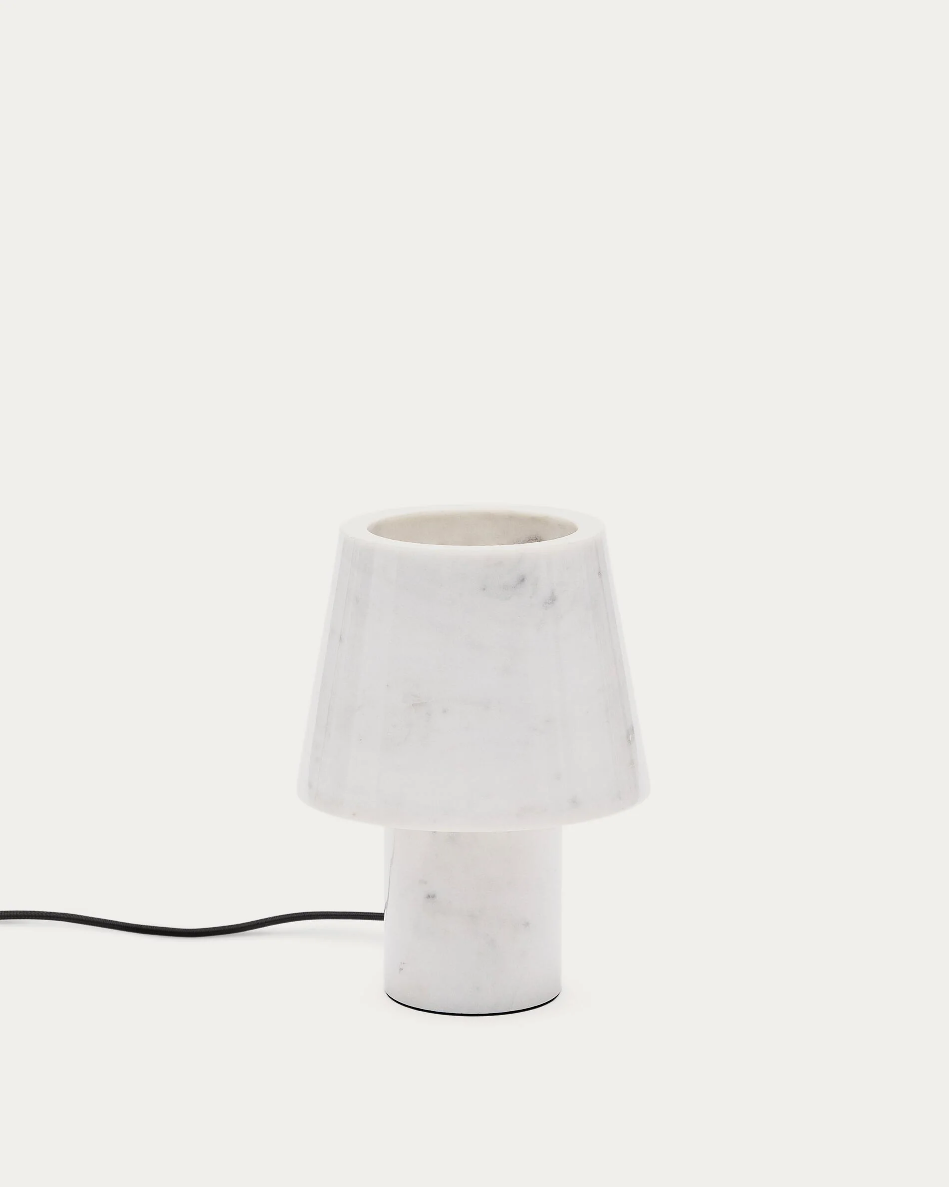 Alaro white marble table lamp