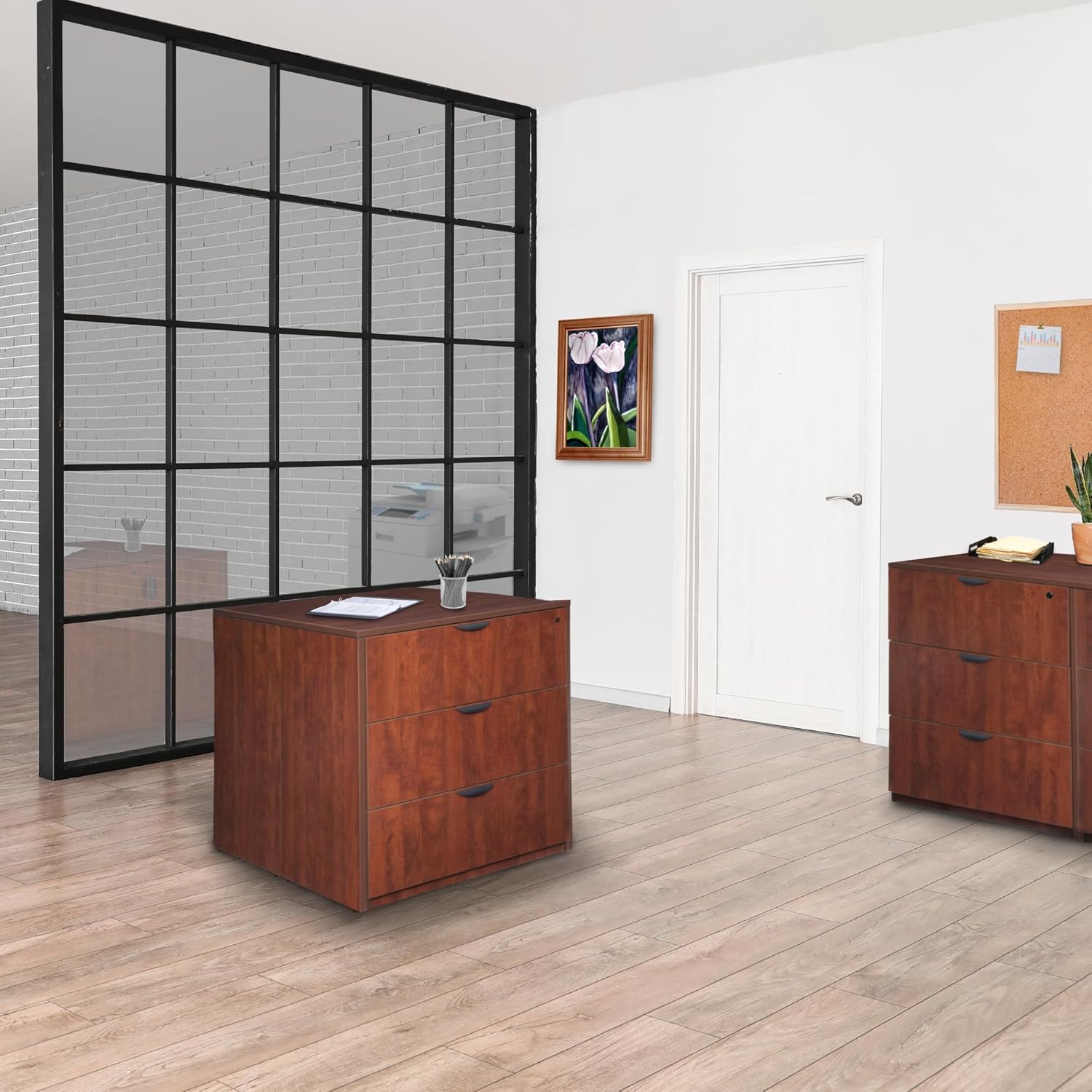Regency Legacy Stand Up Back to Back Storage Cabinet/Lateral File- Cherry