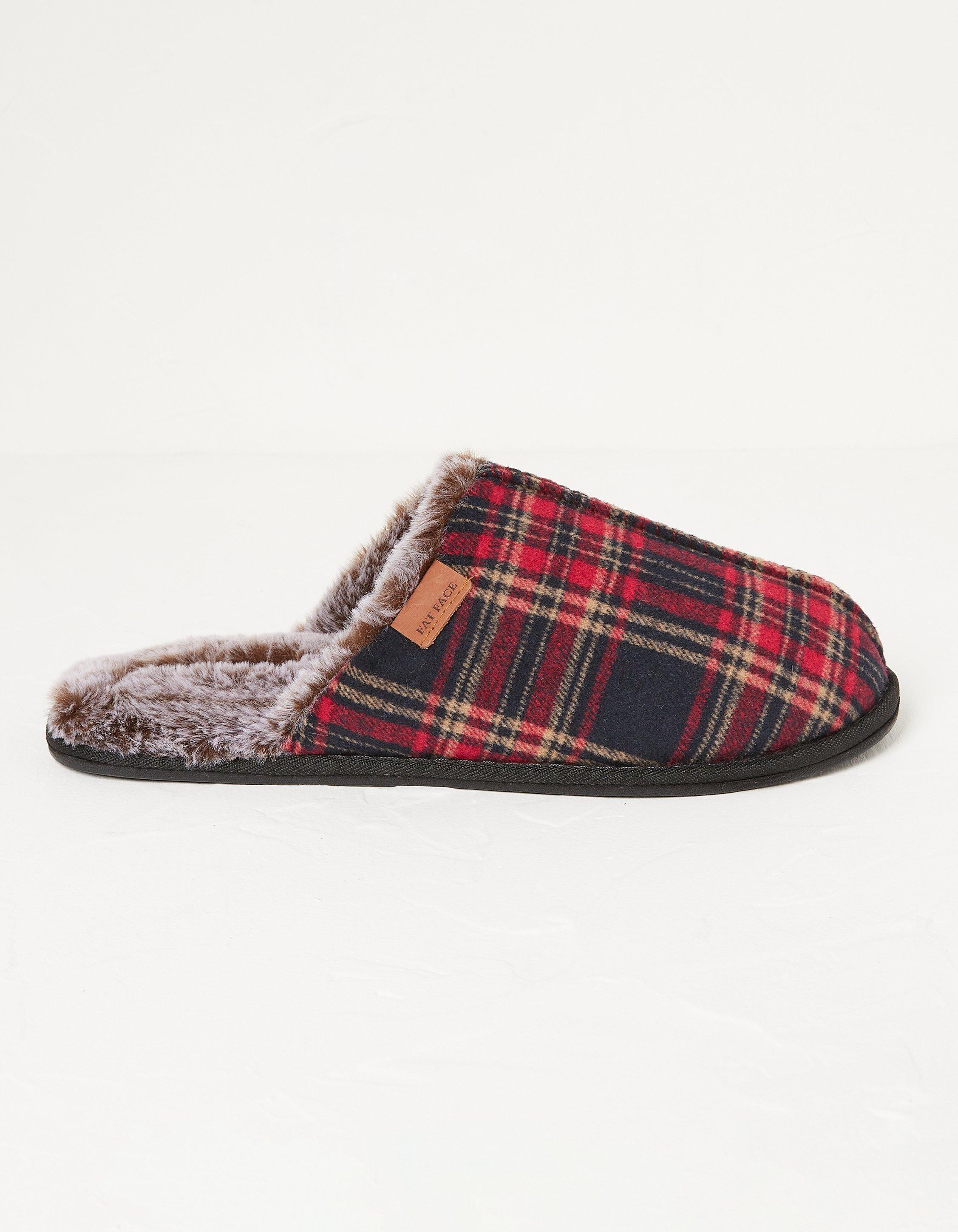 Harvey Check Mule Slipper