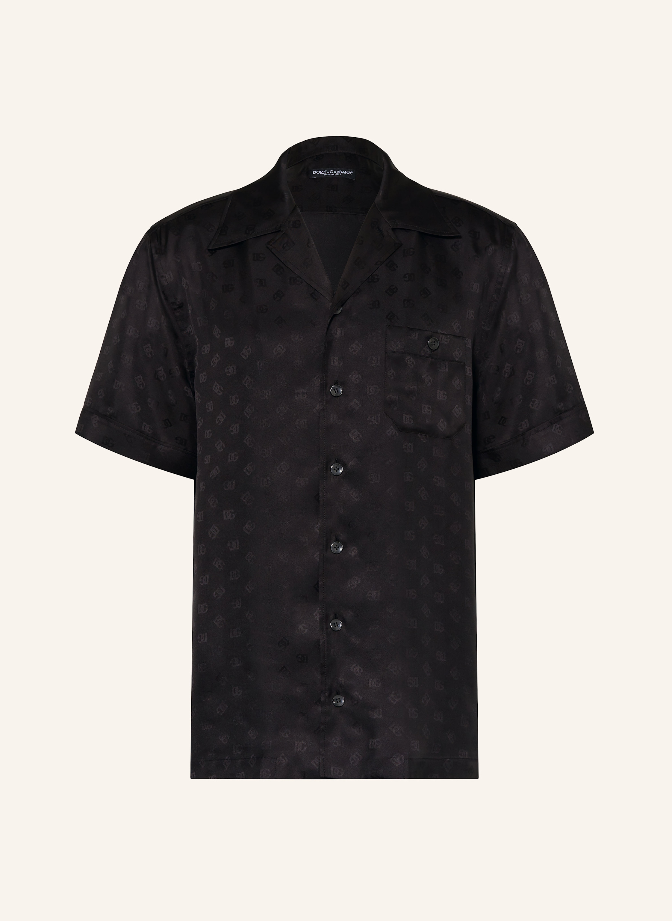 DOLCE & GABBANA Resorthemd Comfort Fit aus Seide