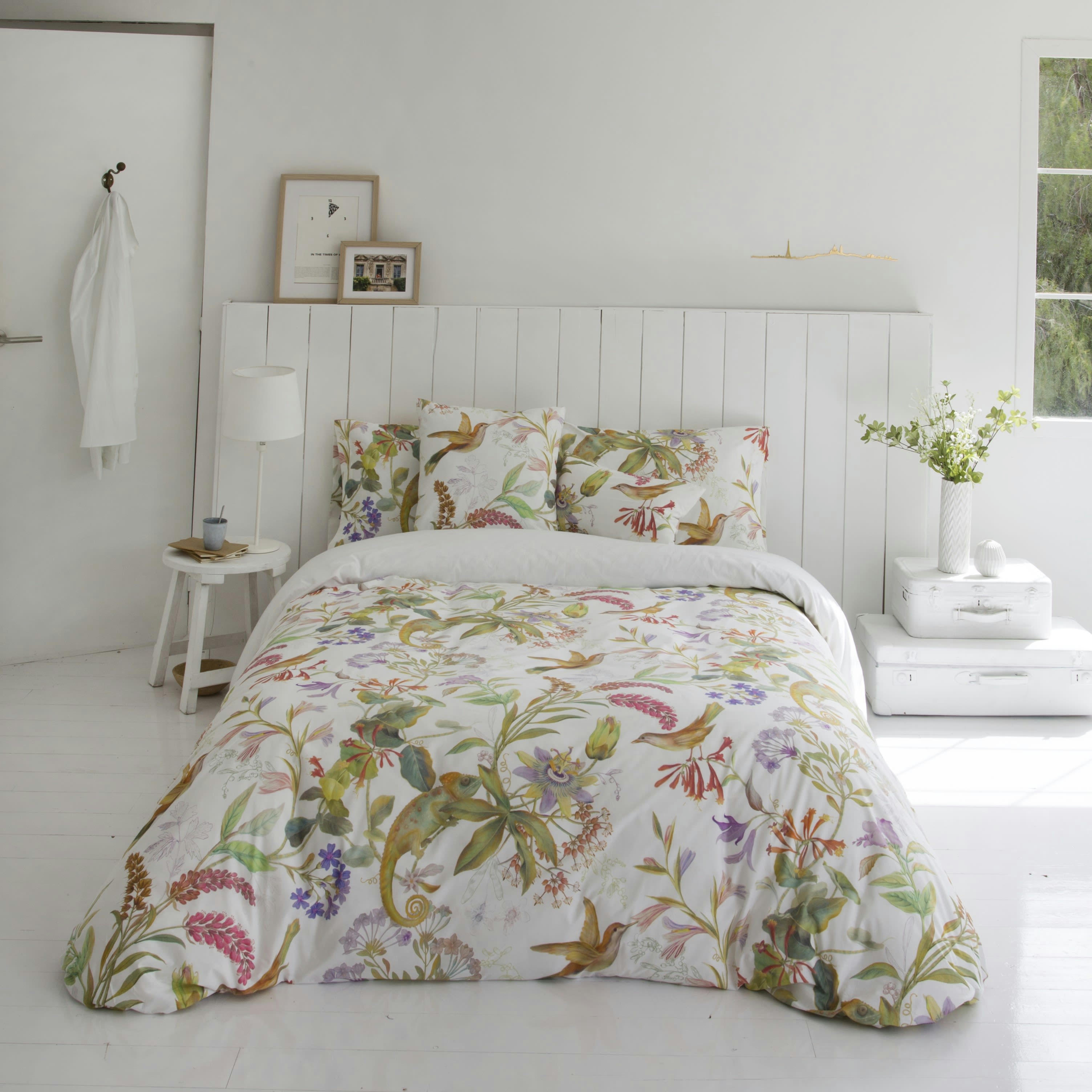 CHAMELEON - Housse de couette imprimé en percale Coton Multicolore 200x200 cm
