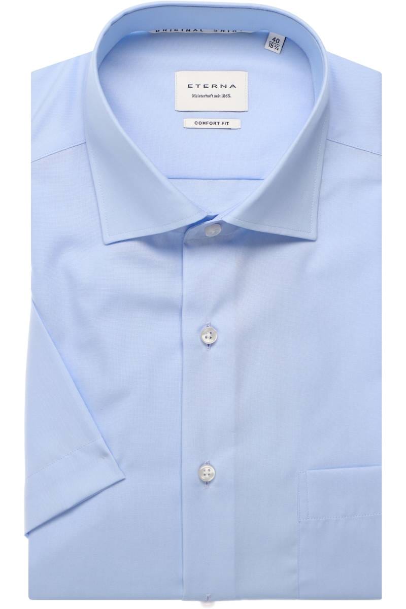 ETERNA Comfort Fit Hemd hellblau, Einfarbig