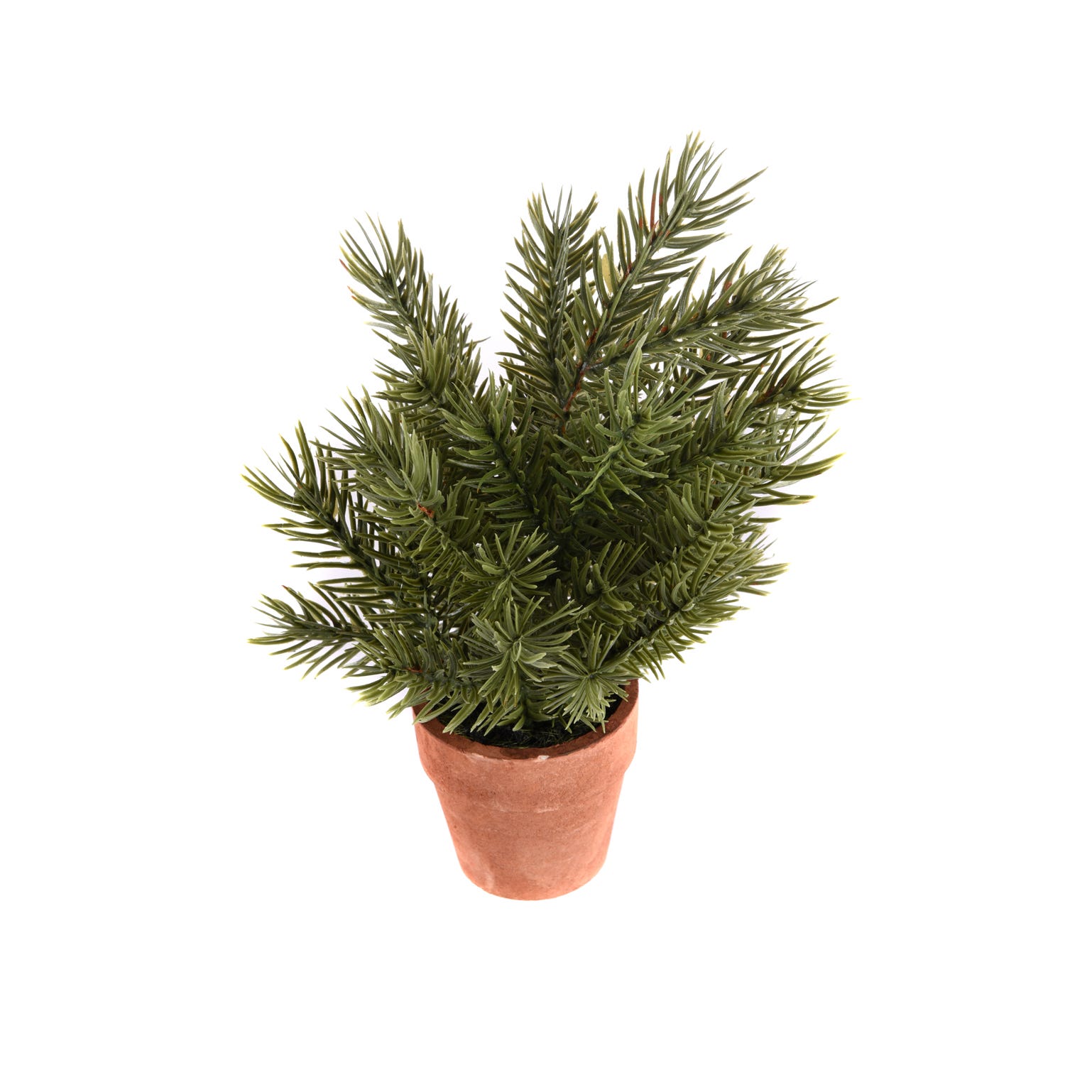 Pino West pianta artificiale con vaso 23 cm