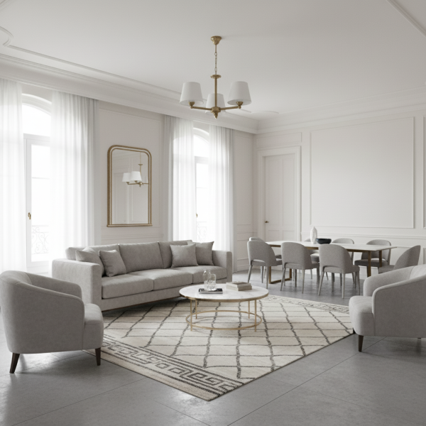 Lampa wisząca EDYLIT glamour złota białe abażury 3xE27 GERARDO 11-742