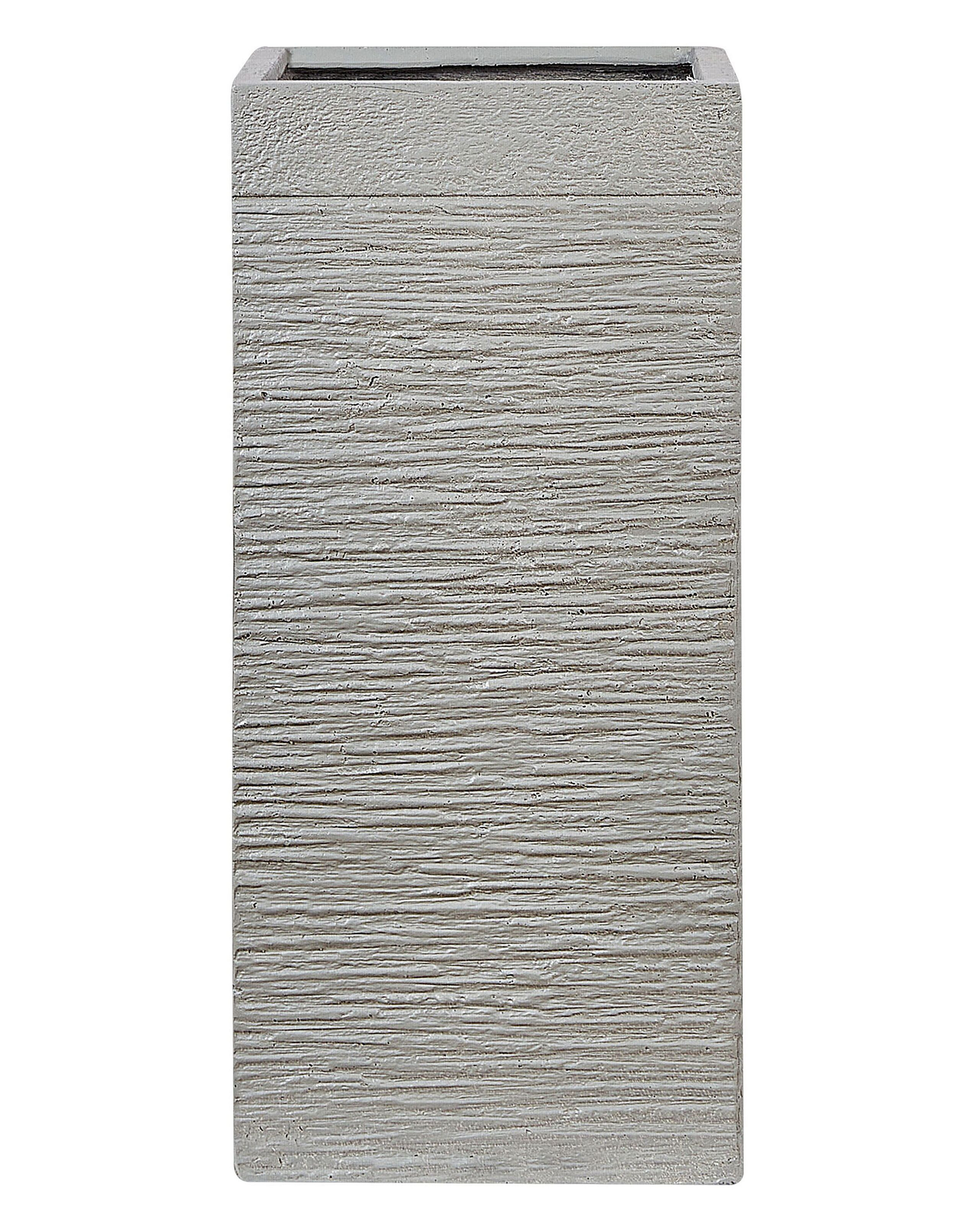 Doniczka kwadratowa 33 x 70 cm jasnoszara