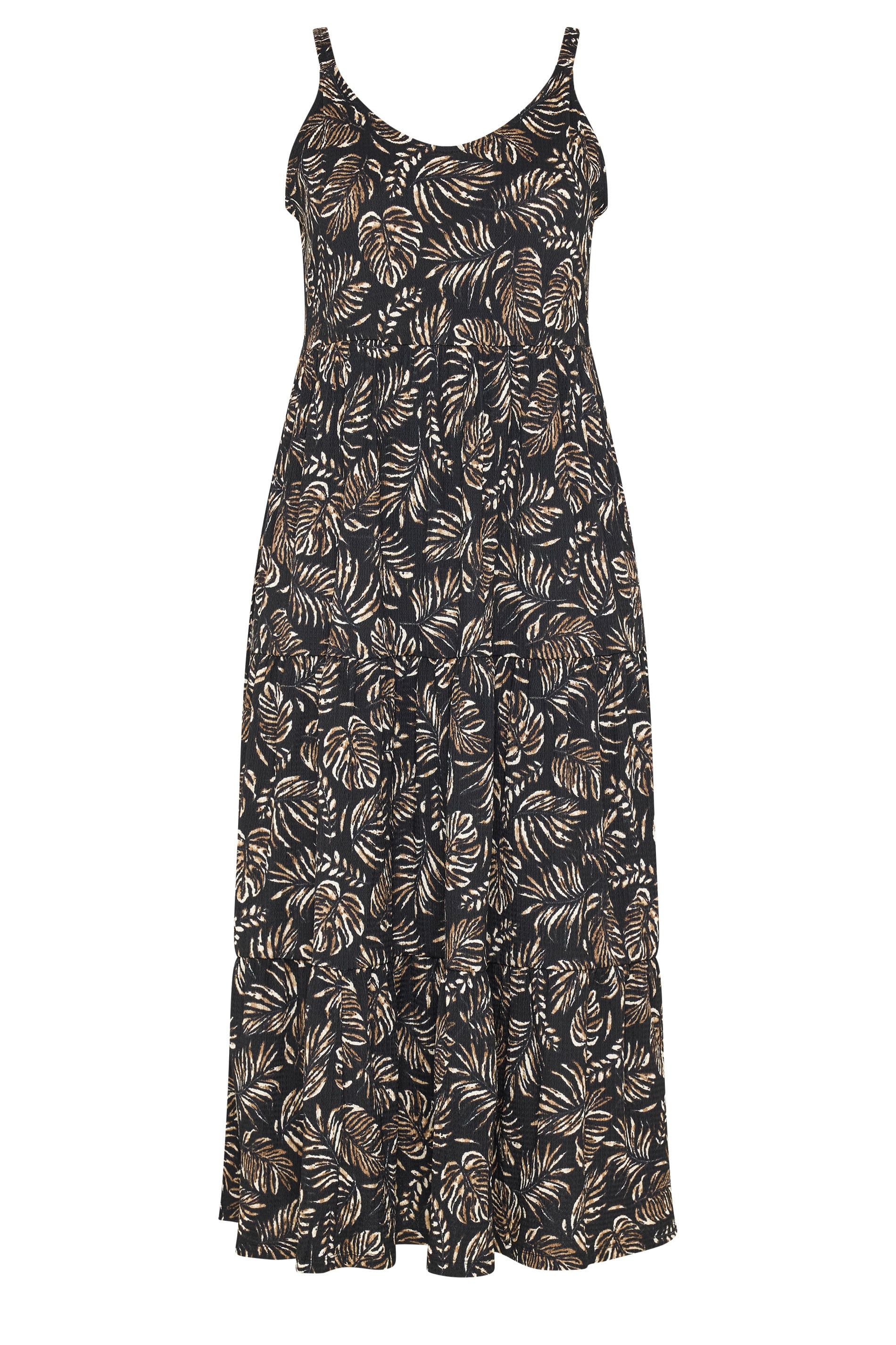 Yours Leaf Tiered Maxi Dress