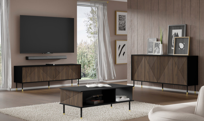Stolik kawowy WOODY IV 110x55 cm dąb catania
