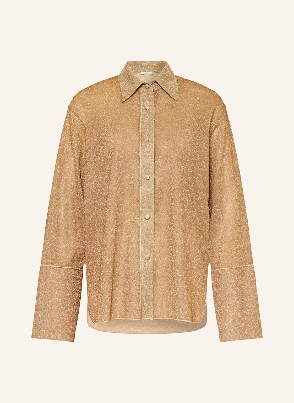 Oséree Hemdbluse LUMIERE mit Glitzergarn