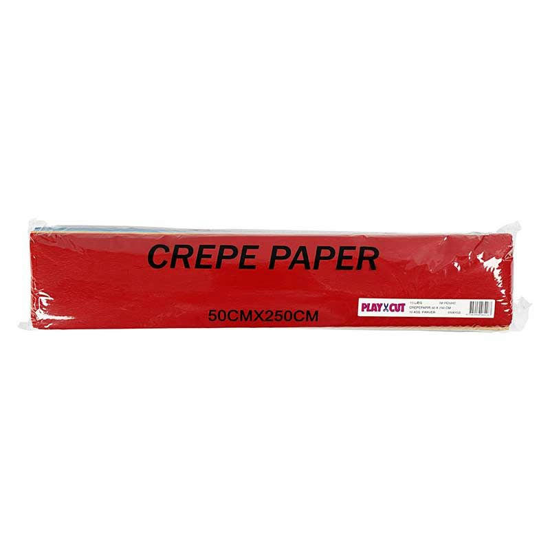 CRÉPON - Papier crépon multicolore 2,5 mx50cm - Lot de 15 feuilles
