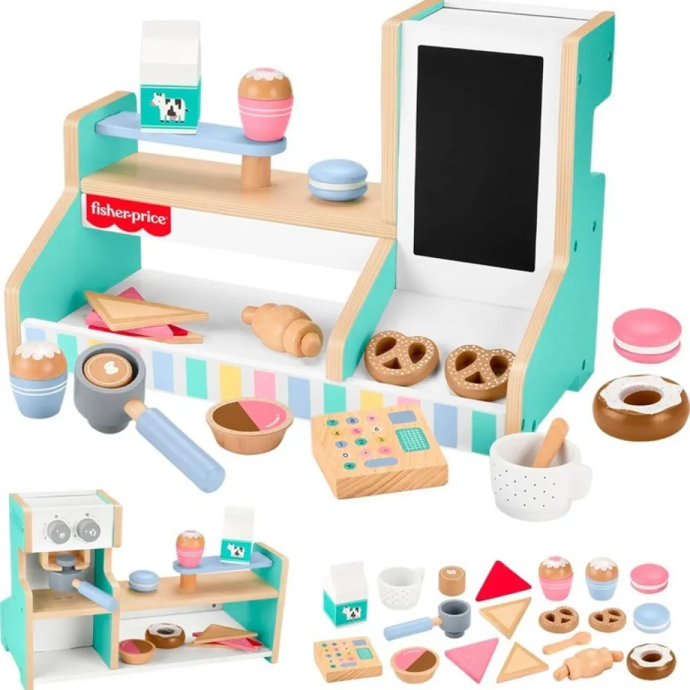 Fisher Price Wooden Coffee Shop