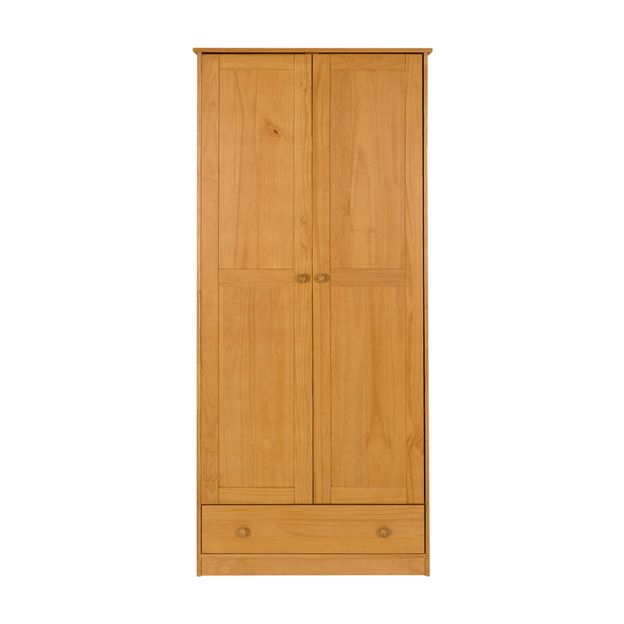 GUARDA-ROUPA 2 PORTAS/1 GAVETA TIMBER