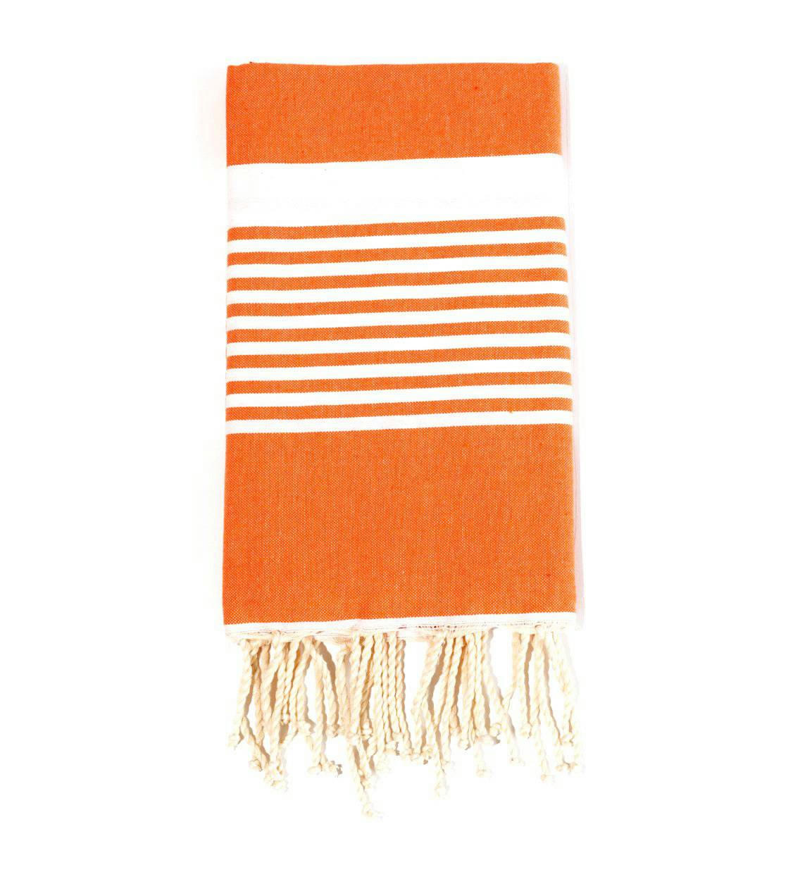 - Fouta en coton 100x200cm orange