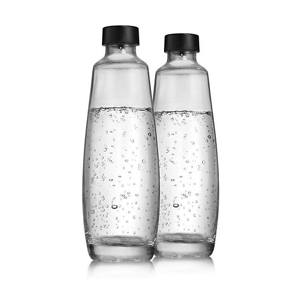 Carafe en verre Duo Sodastream avec 2 carafes transparentes de 1000 ml