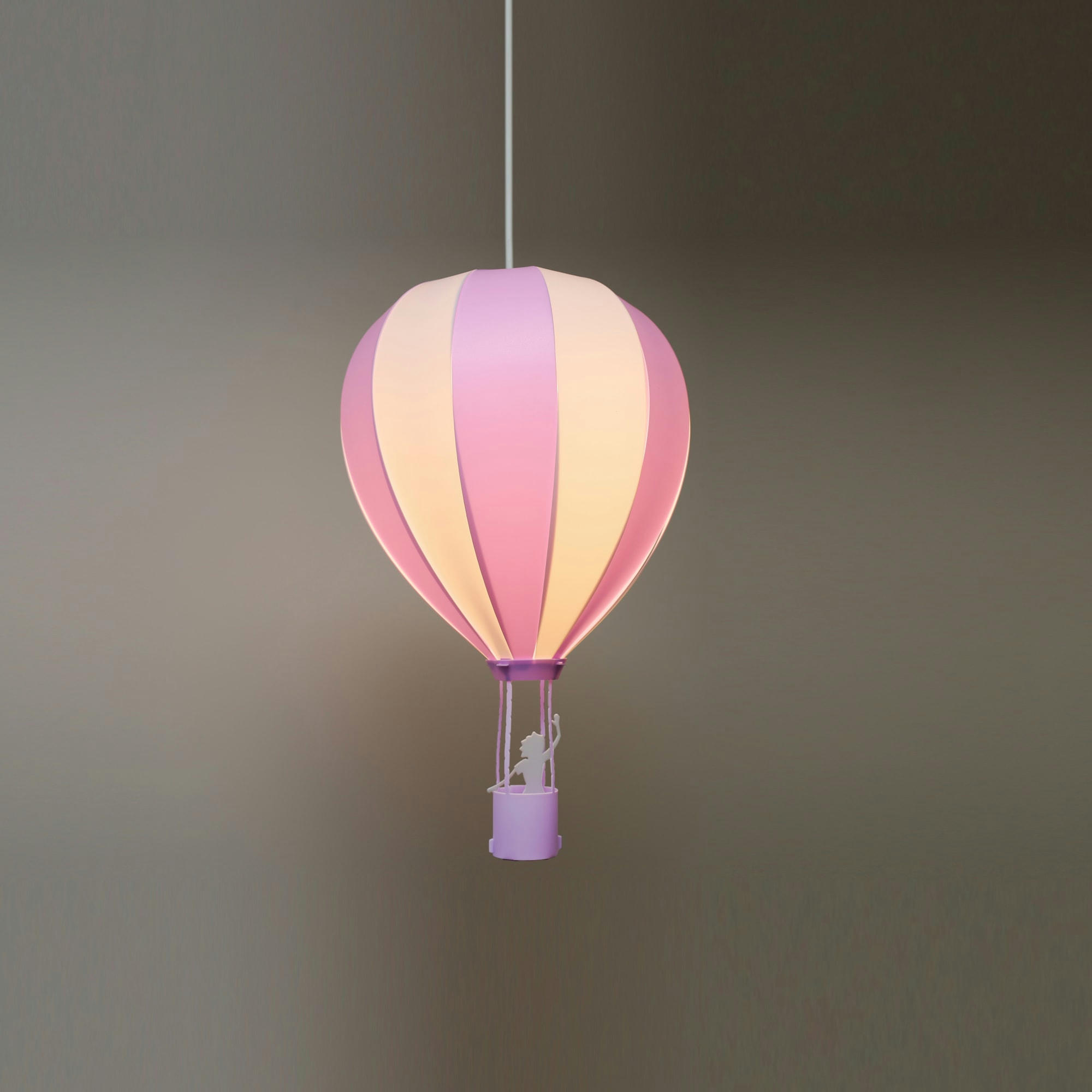 - Suspension enfants Montgolfière Violette 46cm