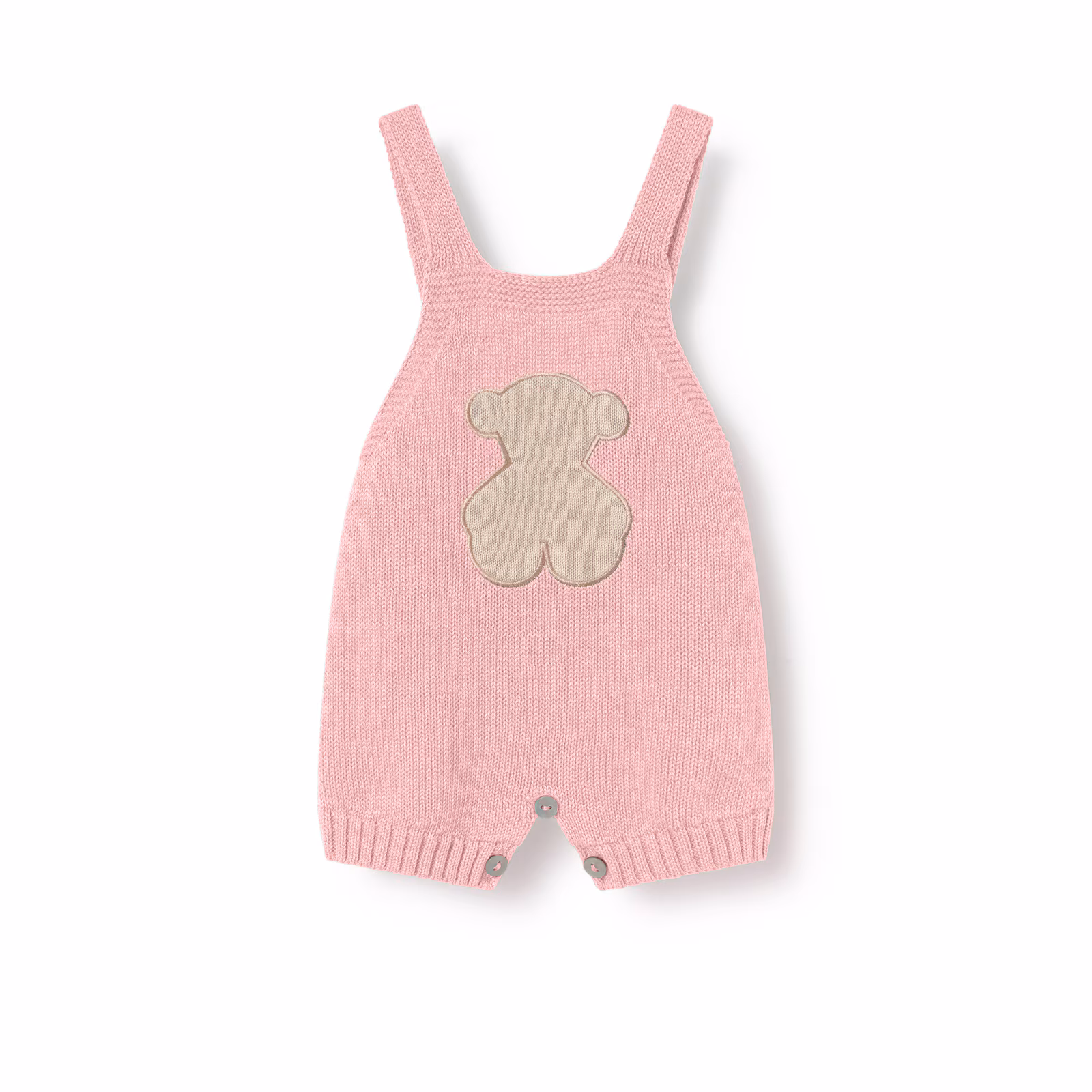 Peto de bebé de recién nacido Tricot rosa