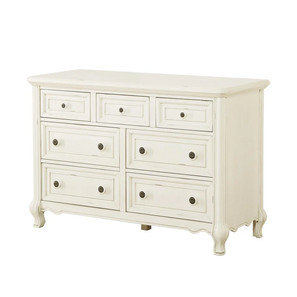 Avenue Greene Antique White 7-Drawer Dresser