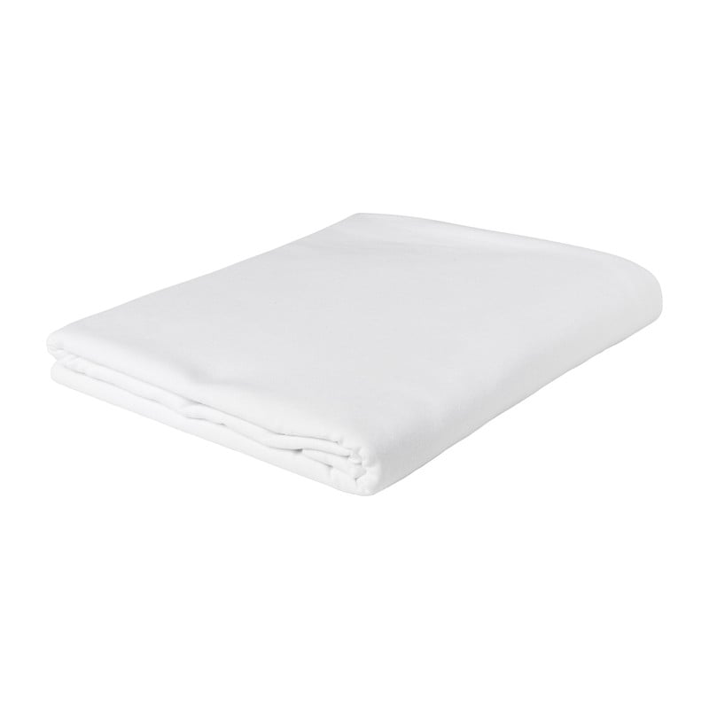 Tafelkleed ovaal - wit - 160x260 cm